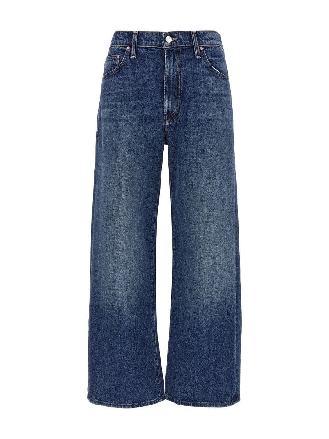 Mother Denim Blue The Dodger Ankle Jeans-picture-36
