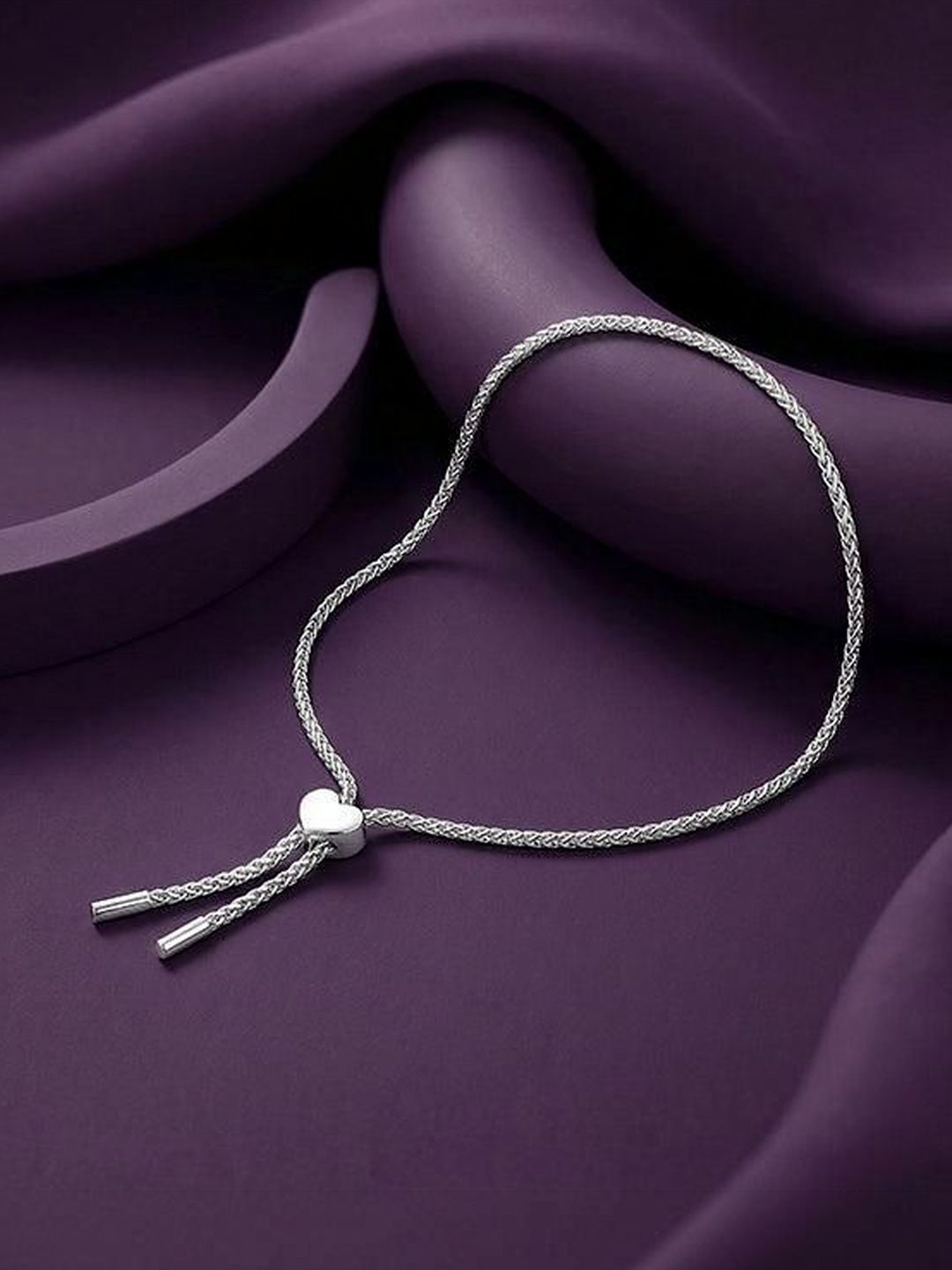 GIVA Women Silver Rhodium-Plated Charm Bracelet-picture-13