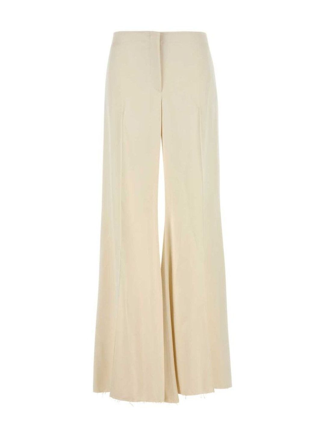 Alexander McQueen Cream Satin Wide-Leg Pant-picture-27