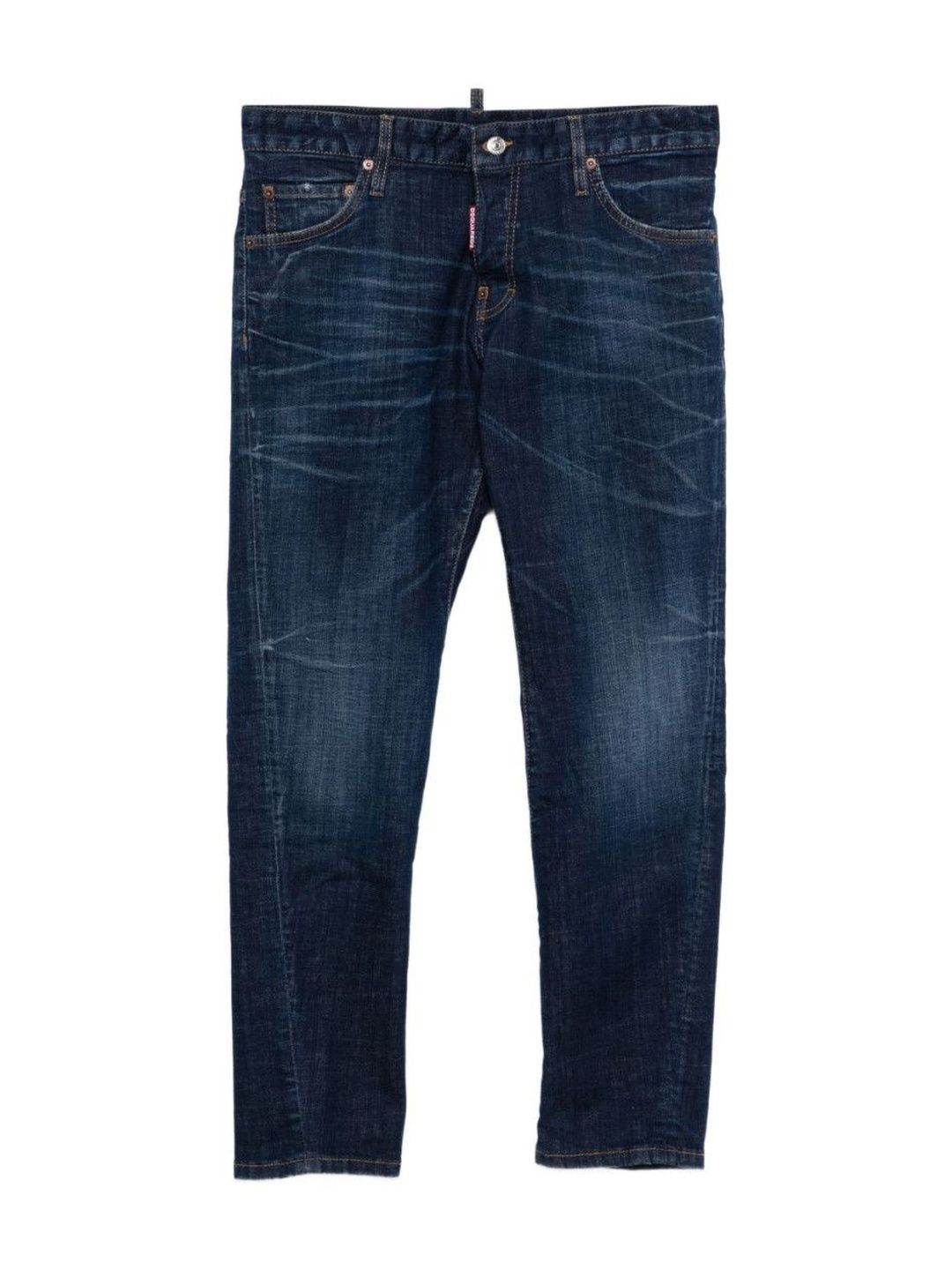 Dsquared2 Blue Cotton Jeans-picture-11