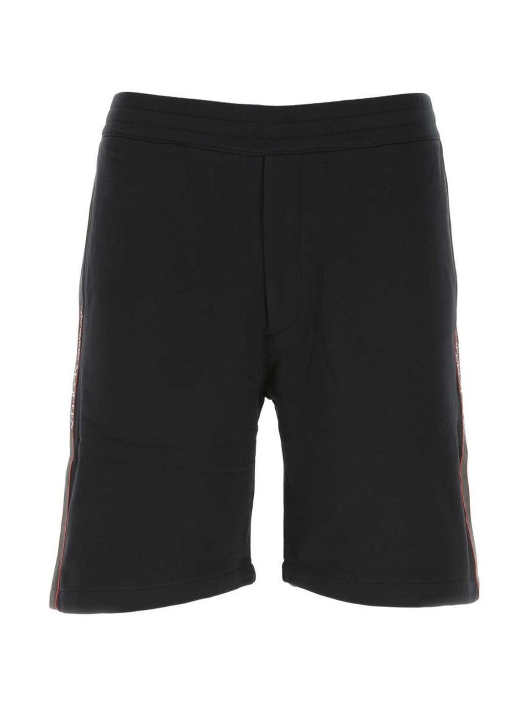 Alexander McQueen Black Cotton Bermuda Shorts-picture-56