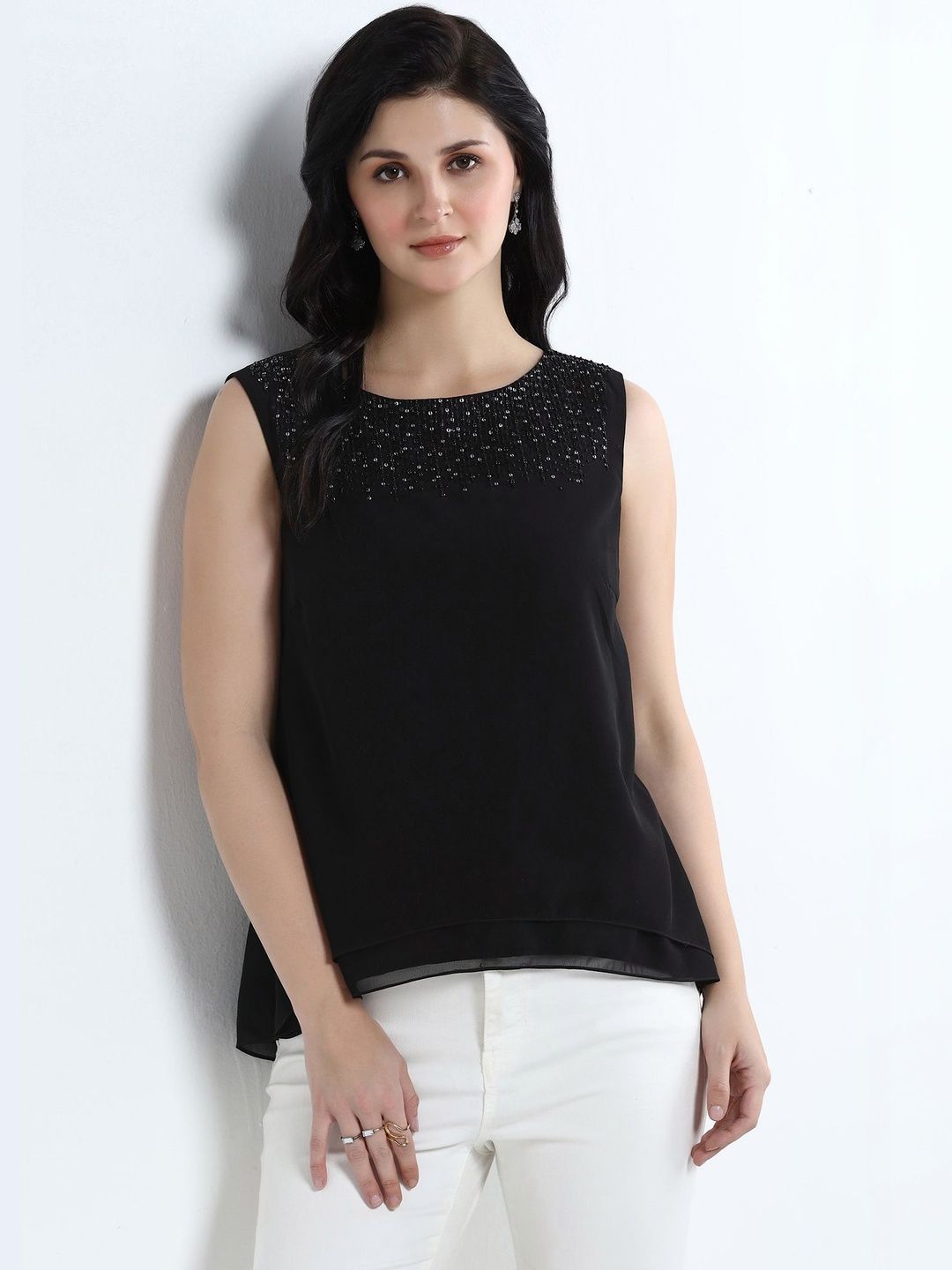 Pooja Peshoria Embellished Georgette Top-picture-23