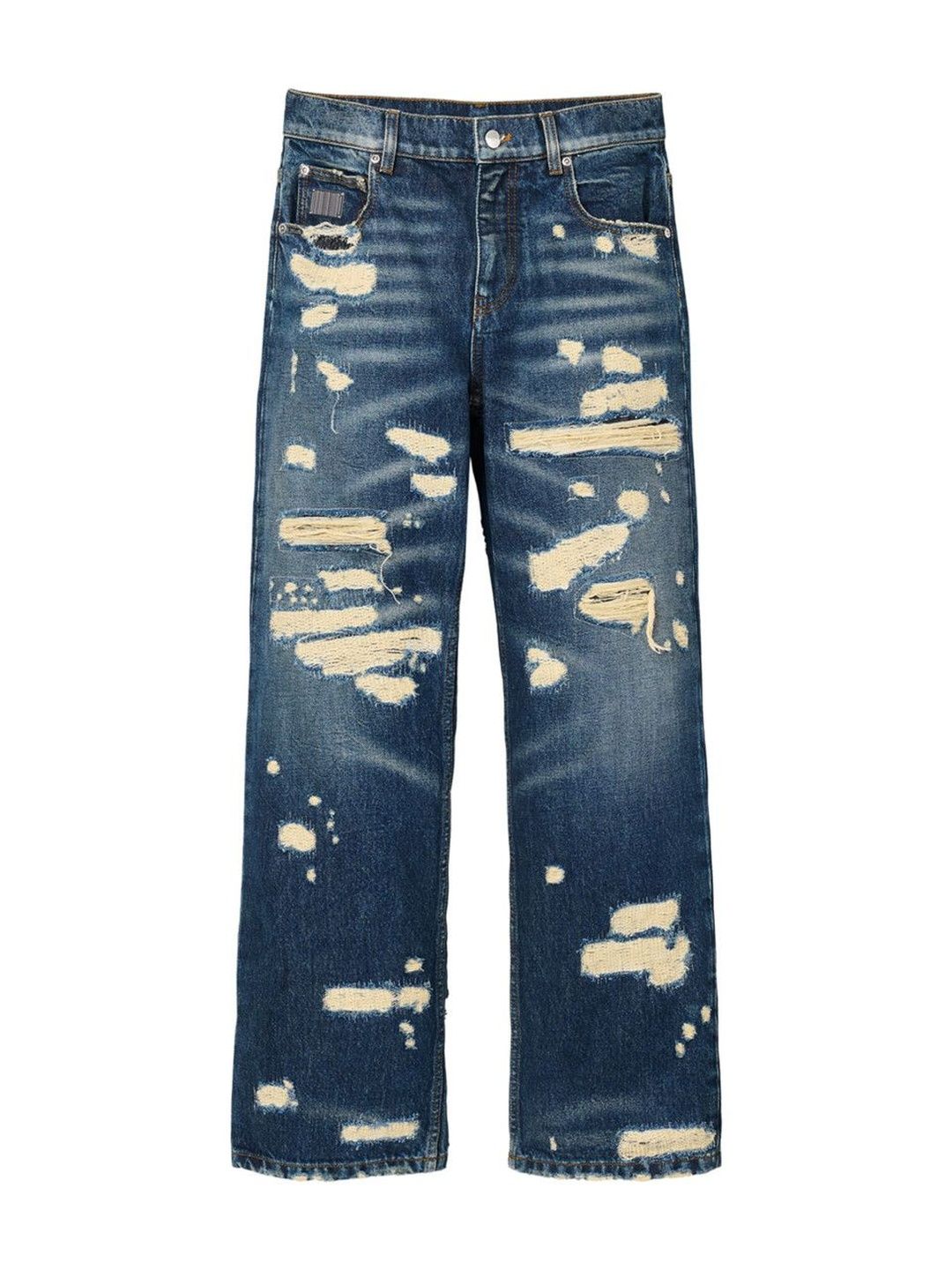 MARC JACOBS Blue The Rip And Repair Straight Jean Jeans-picture-34
