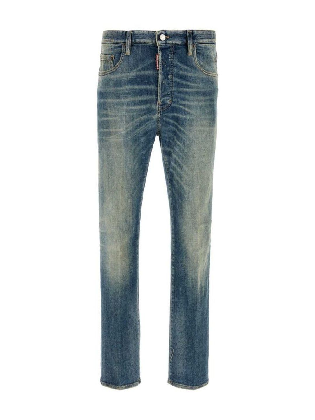Dsquared2 Blue Cotton Slim Fit Jeans-image-1