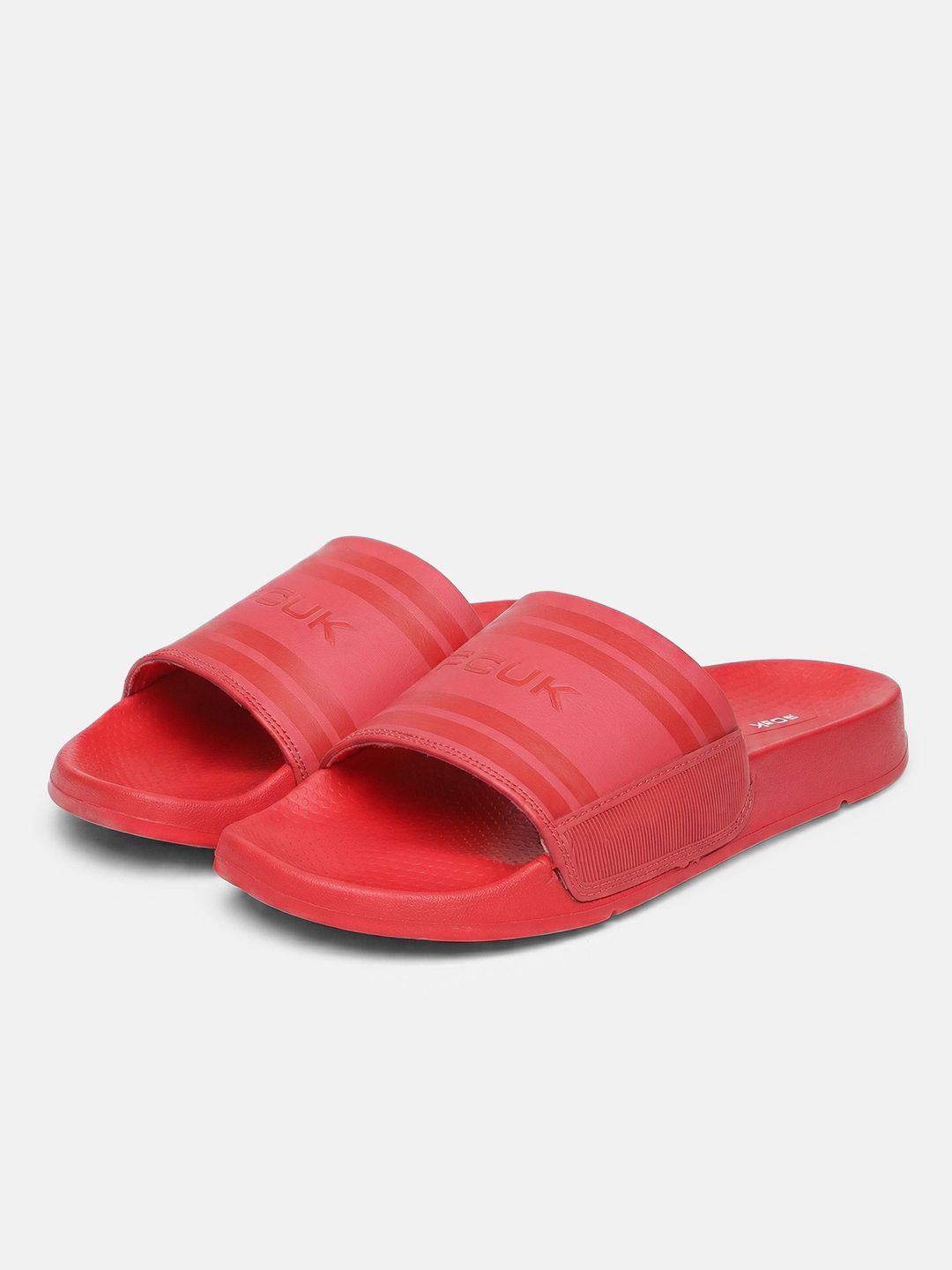 FCUK Men Textured Sliders-picture-28