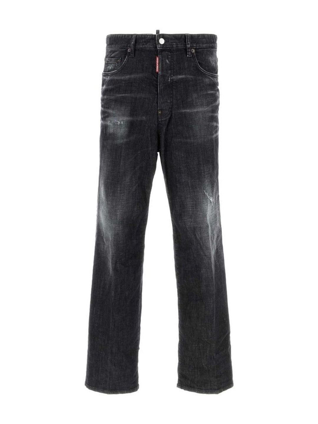 Dsquared2 Black Stretch Denim Loose Jeans-picture-50