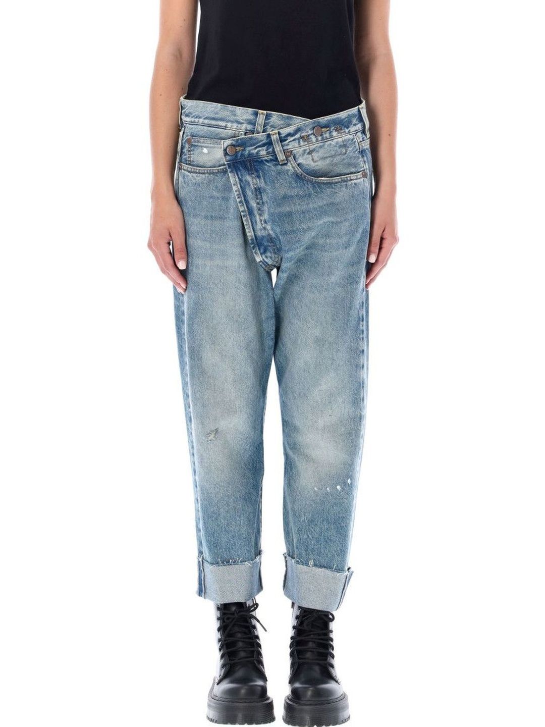 R13 Blue Crossover Jeans-picture-46