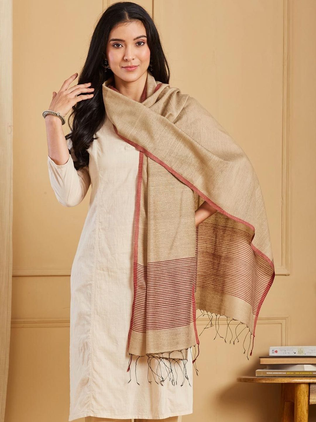 Fabindia Men Striped Stole-picture-18