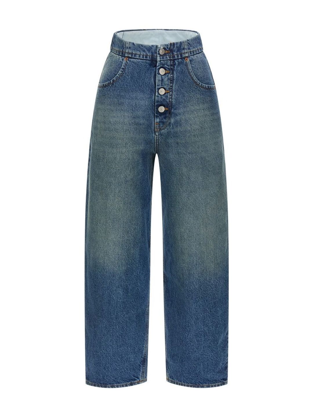 MM6 Maison Margiela Light Blue Straight Leg Jeans-picture-25