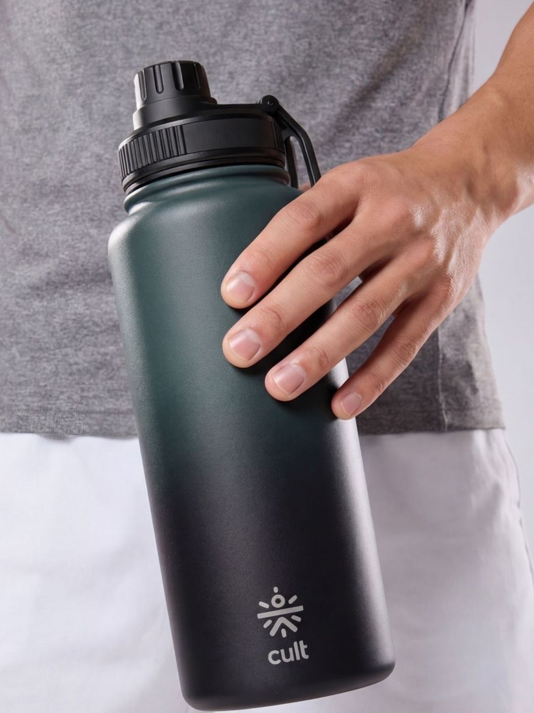 CULT Green Single Stainless Steel Solid Water Bottle-picture-40