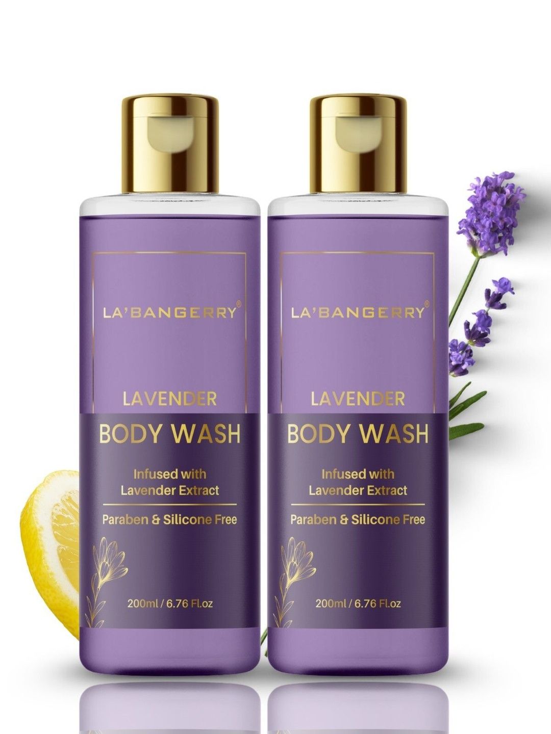 La'bangerry Lavender Body Wash For Refreshing & Nourishing - 200 ml-picture-13
