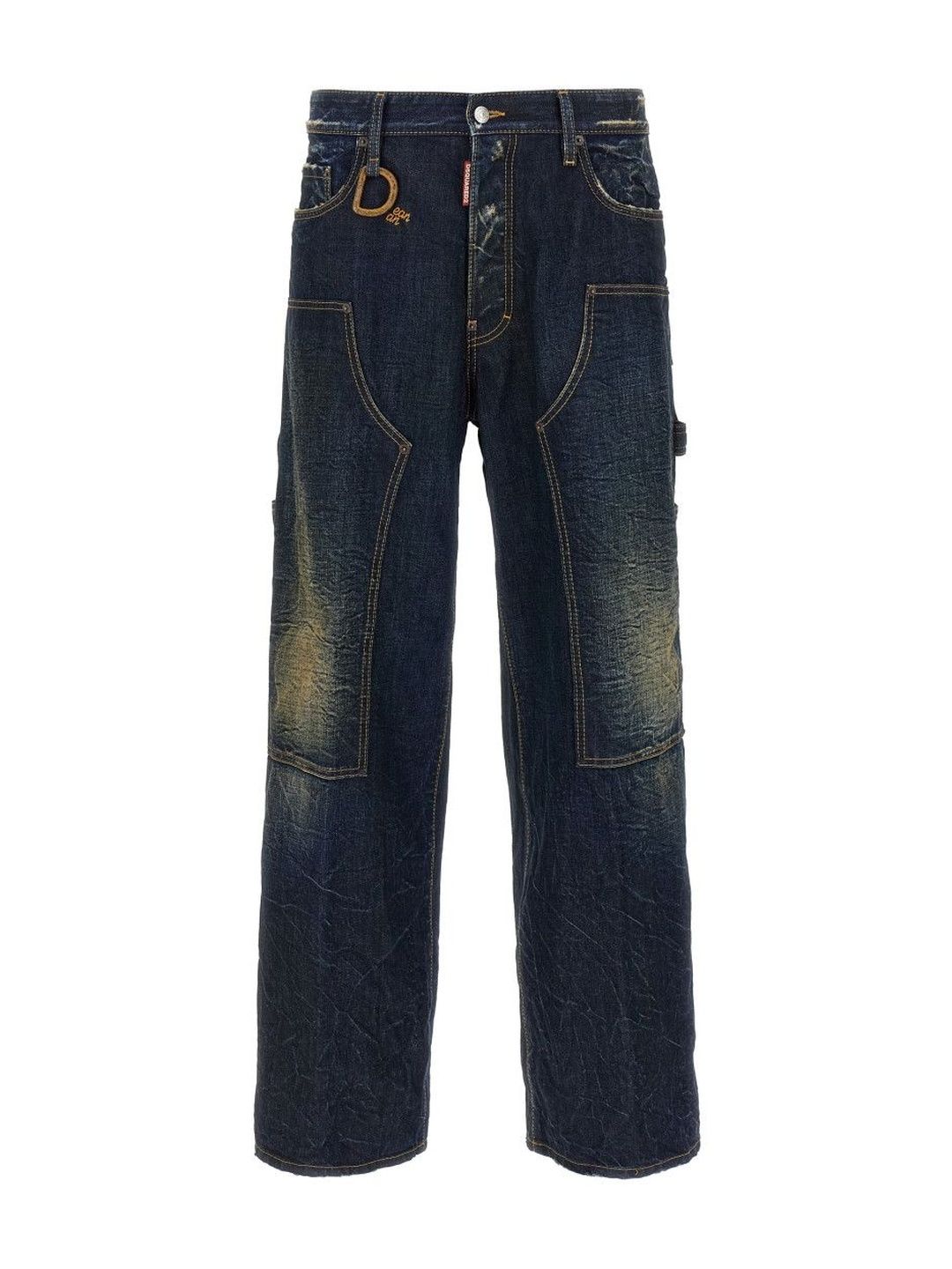 Dsquared2 Blue Loose Carpenter Jeans-picture-37
