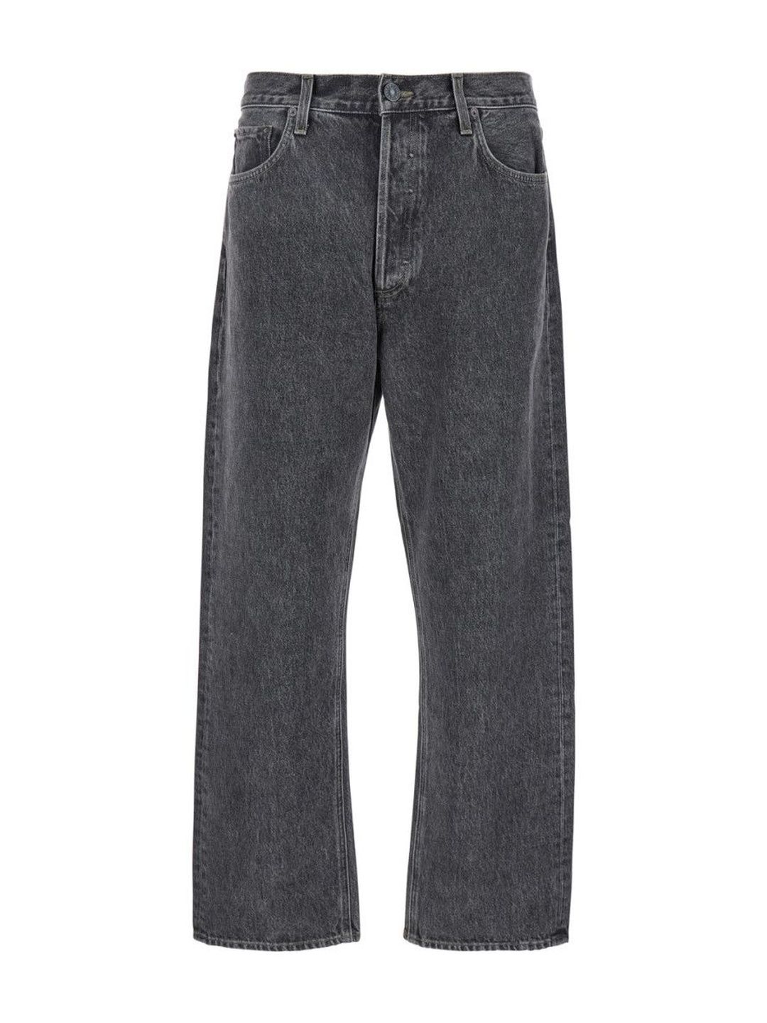 AGOLDE Grey Straight Fit Jeans-picture-12