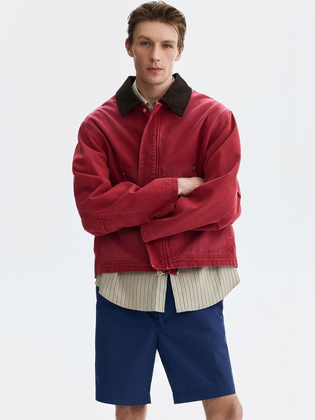 H&M Relaxed Fit Cotton Shorts-picture-15