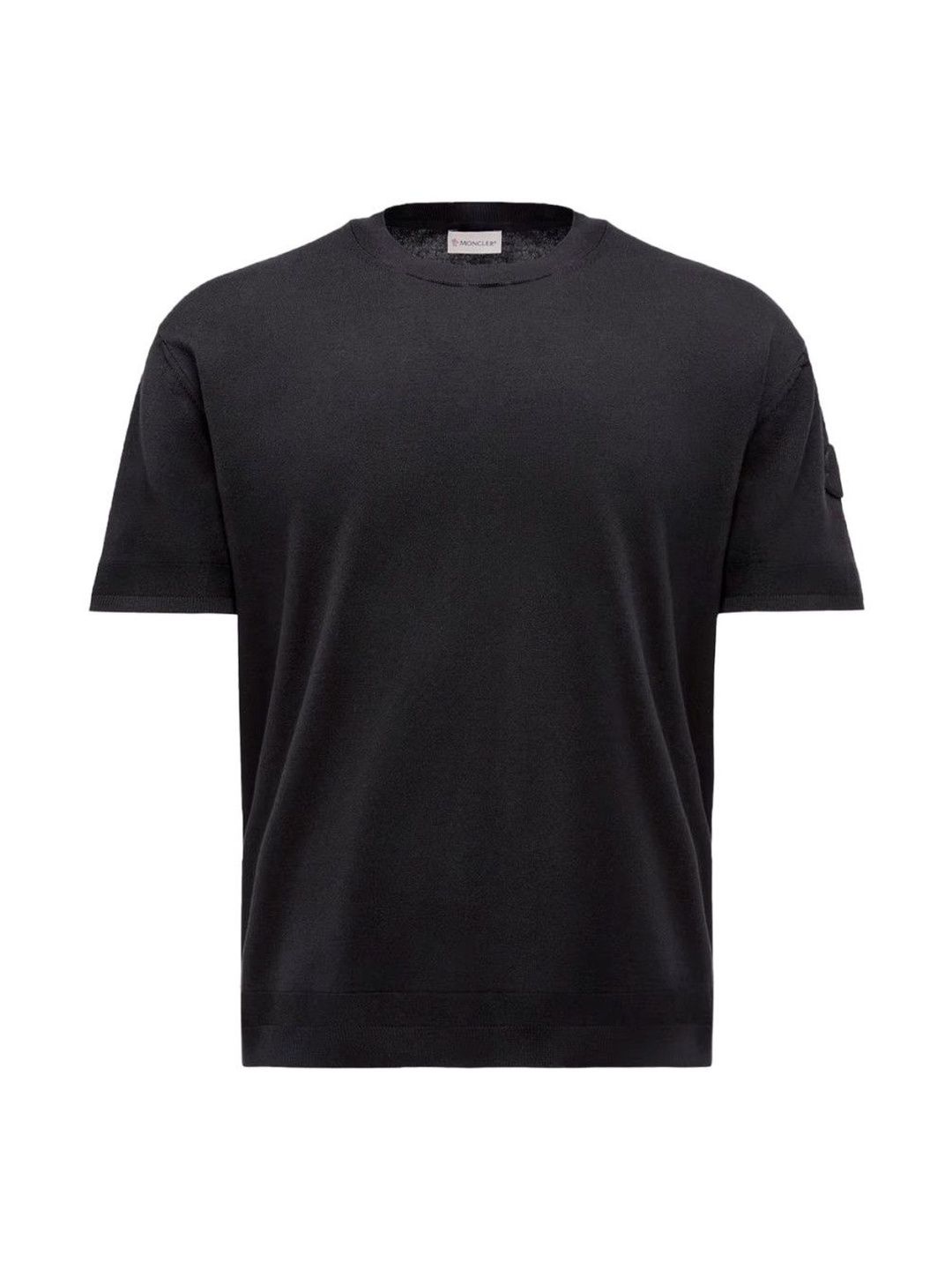 moncler Black Crewneck T-Shirt-picture-13