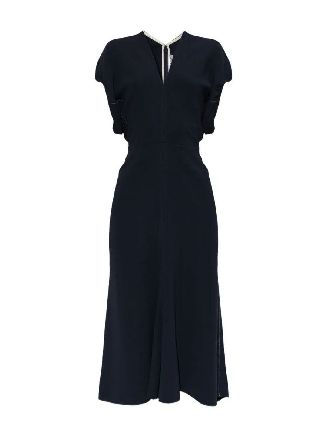 Victoria Beckham Women Navy Blue Crepe Dresses-image-33