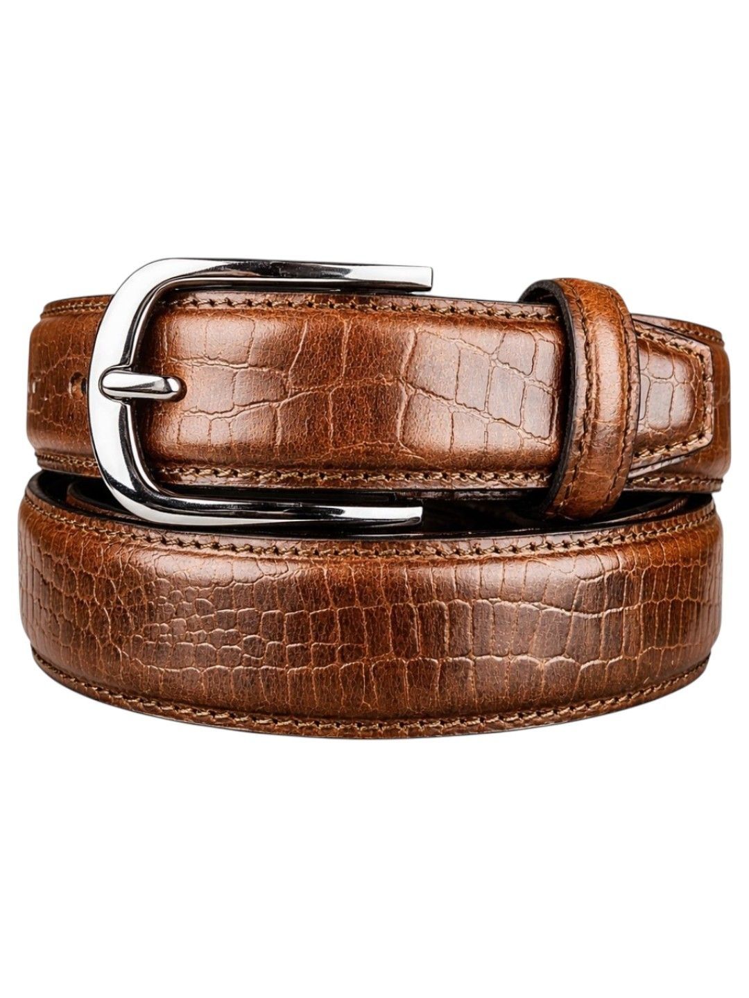 Crabby Hunt Men Textured Leather Belt-picture-23