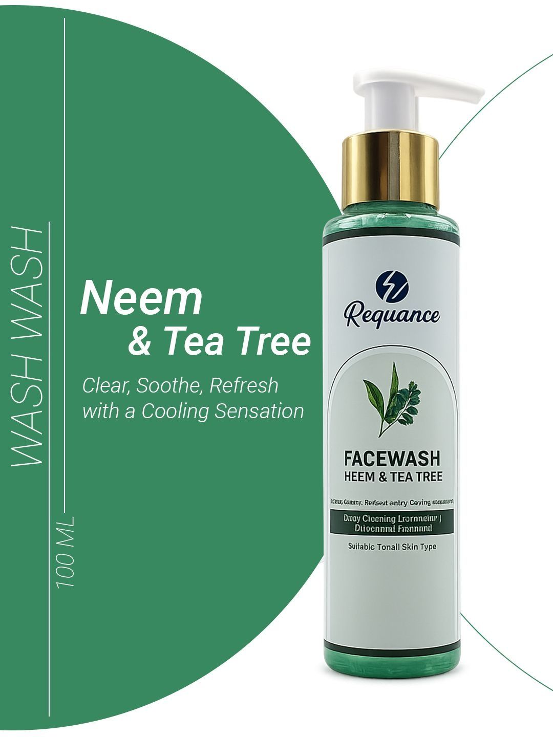 REQUANCE Neem & Tea Tree Face Wash - 100 ml-image-20
