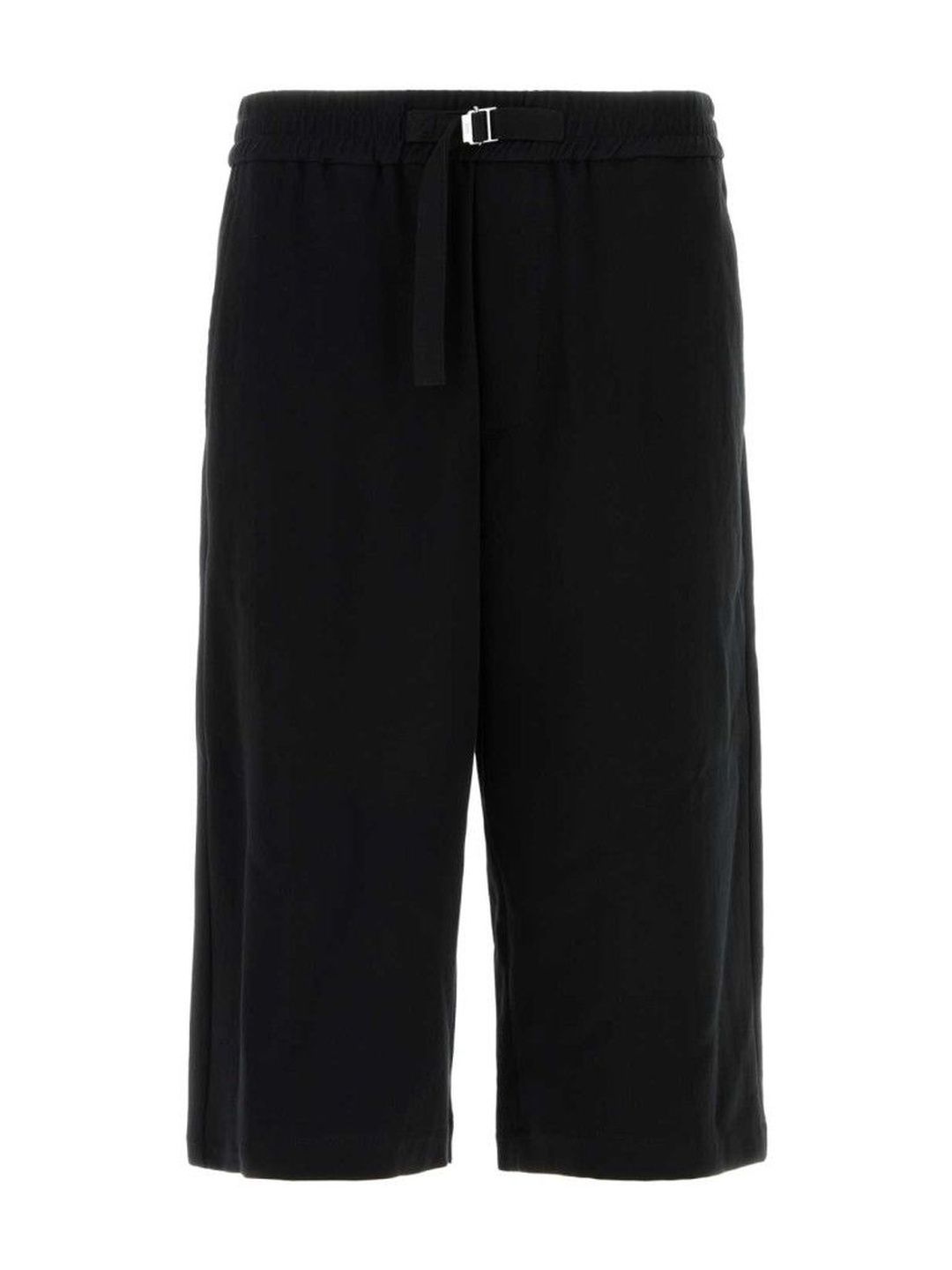 Ami Paris Black Cotton Bermuda Shorts-picture-28