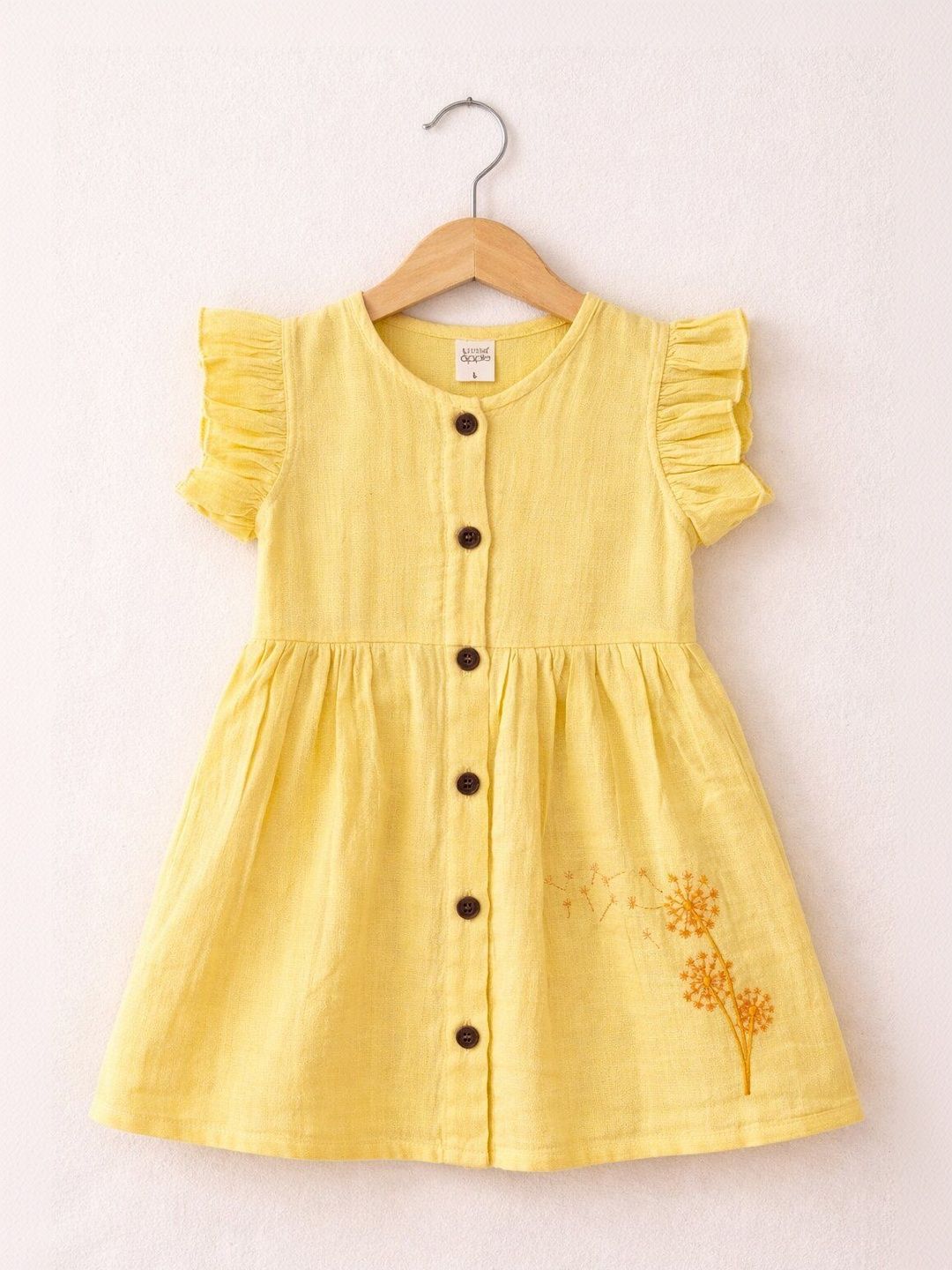 LITTLE APPLE Organic Cotton Fit & Flare Dress-picture-23