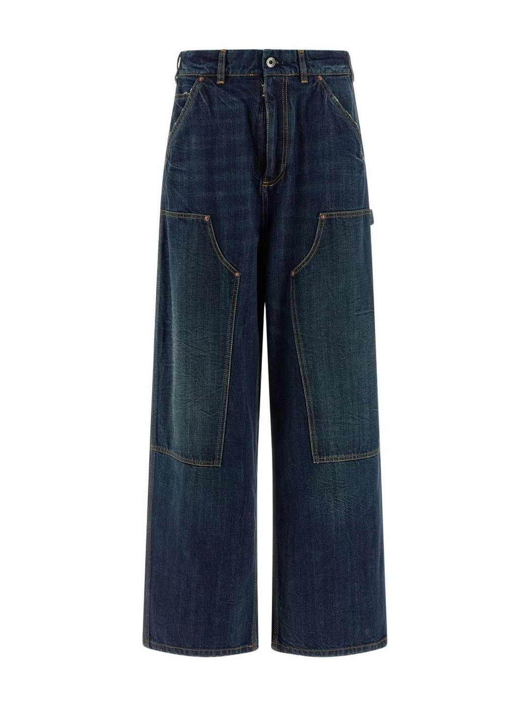 Maison Margiela Blue Denim Cotton Jeans-image-4