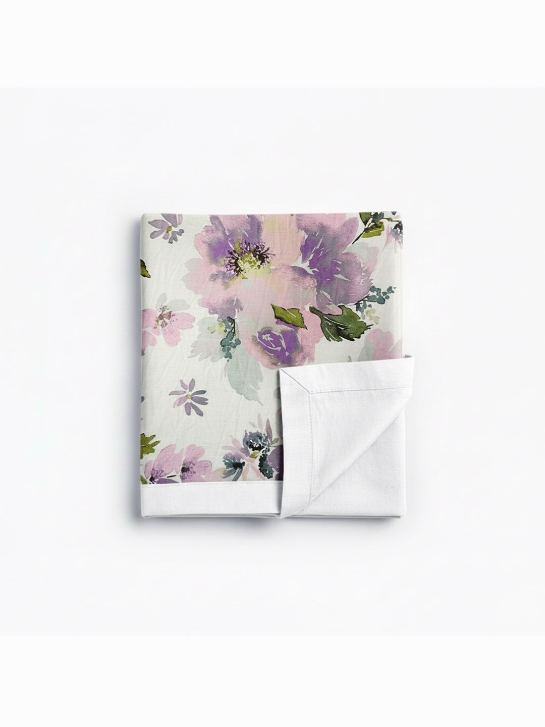 Linen Home White & White Floral Summer Dohar-picture-13