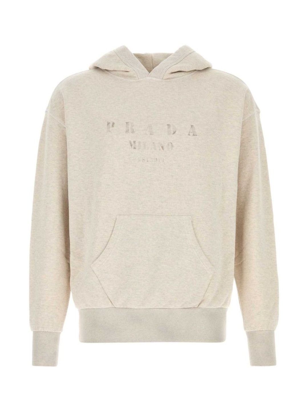 Prada Off White Logo Sweatshirt-image-7