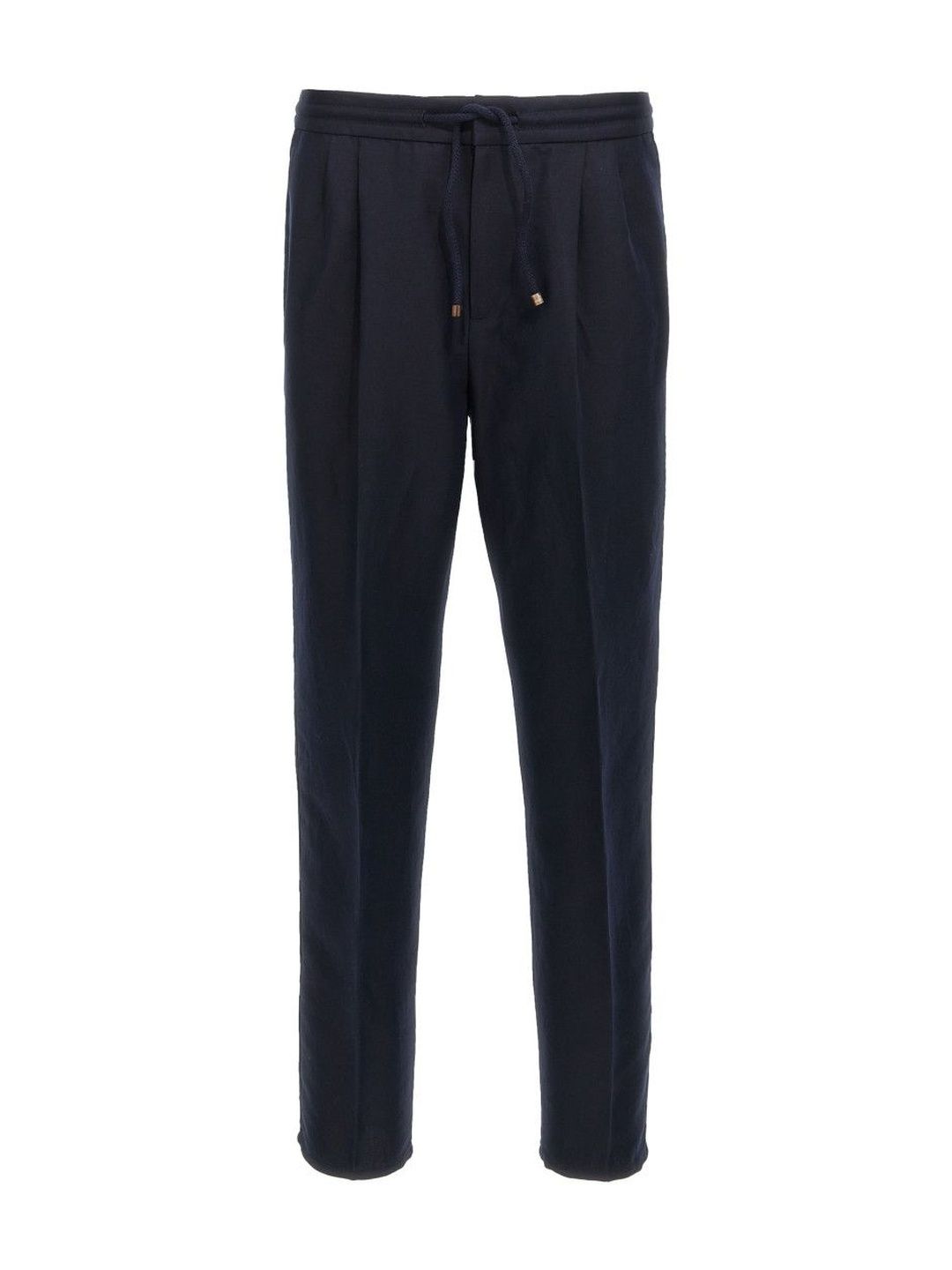 Brunello Cucinelli Blue Linen Trousers-picture-47