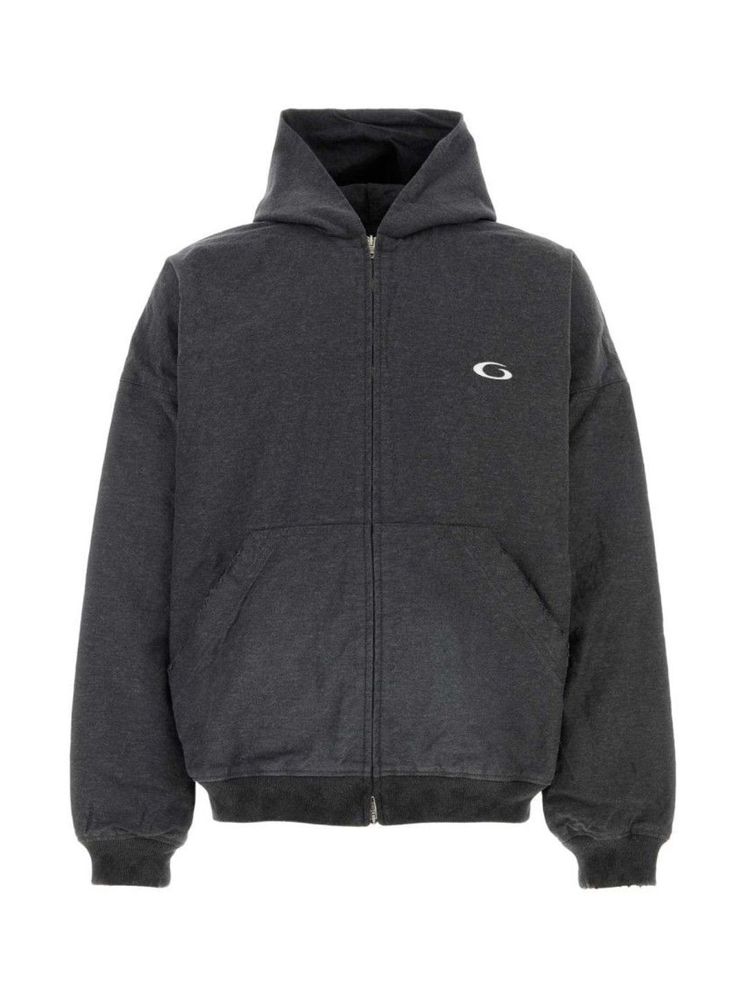 Balenciaga Charcoal Grey Denim Sweatshirt-picture-18