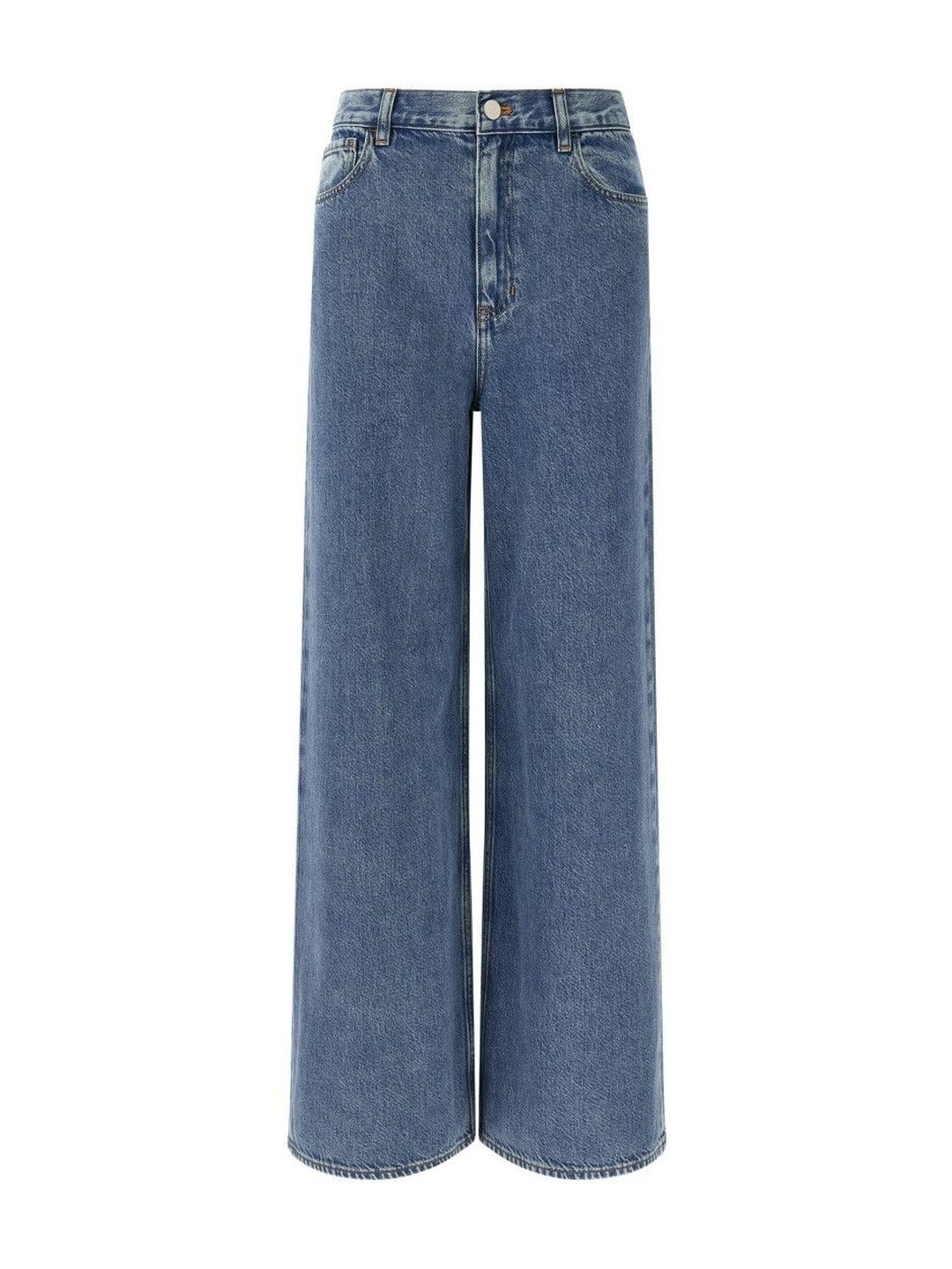 Theory Blue High-Waisted Wide-Leg Jeans-picture-3