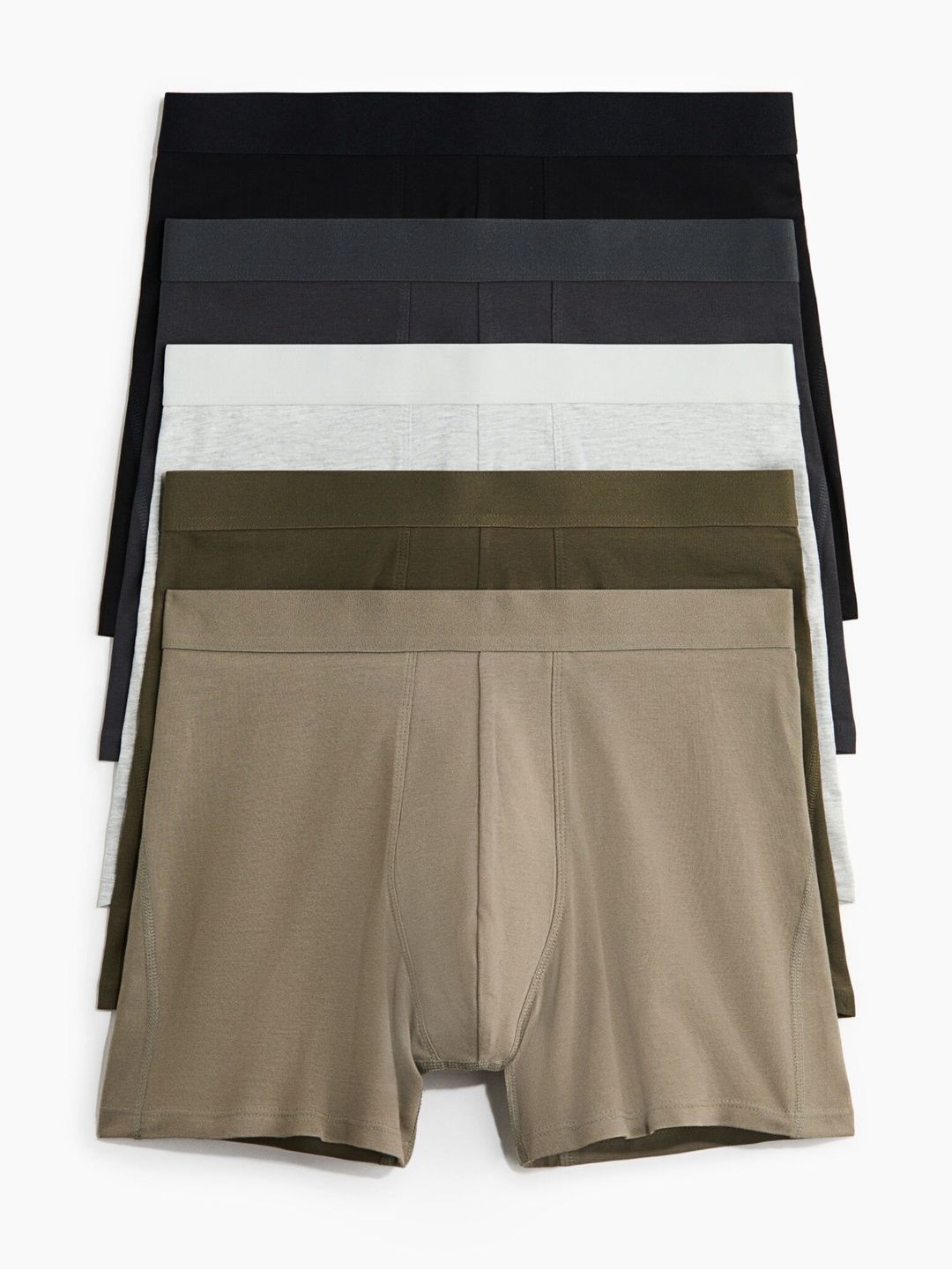 H&M 5-pack mid trunks with Lycra-picture-22