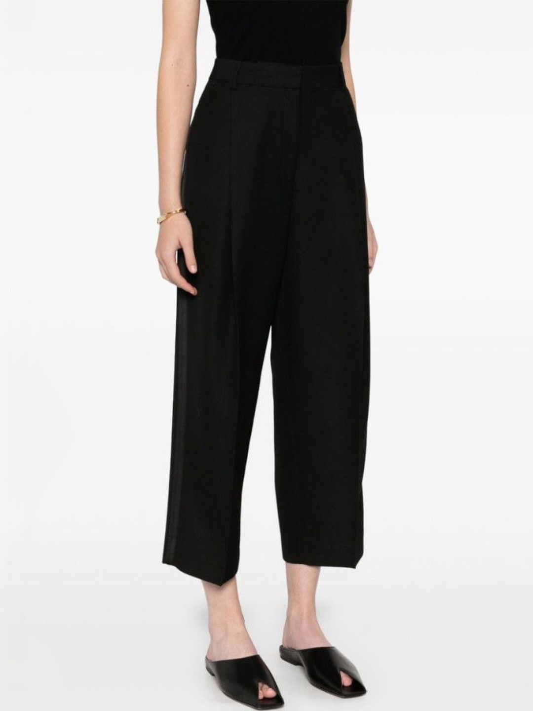 Toteme Black Pleated Trousers-picture-53