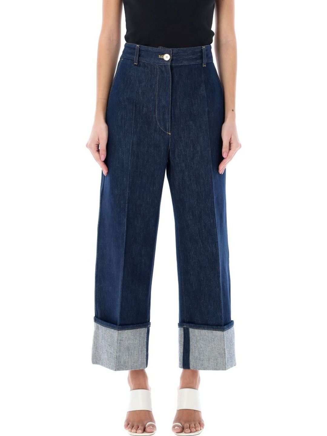 Patou Dark Blue Regular Waist Jeans-picture-52