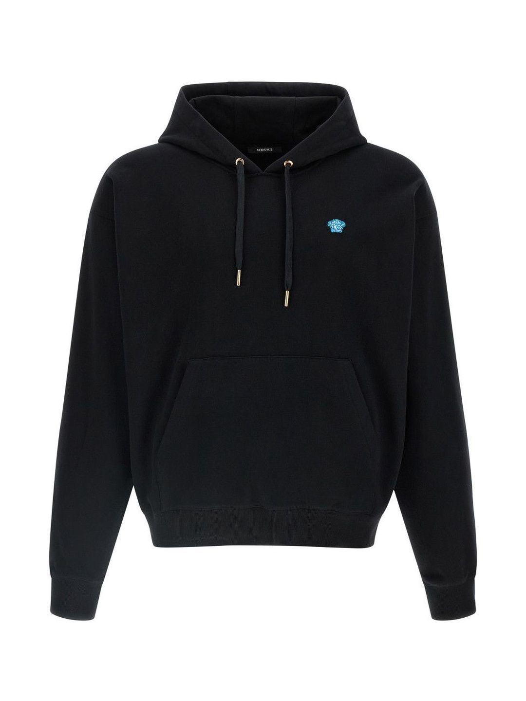 Versace Black Medusa Patch Hoodie-picture-13