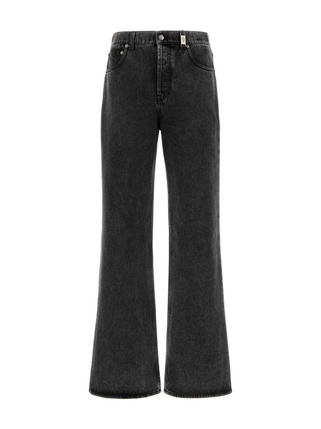 Alexander McQueen Black Straight-Leg Jeans-picture-46
