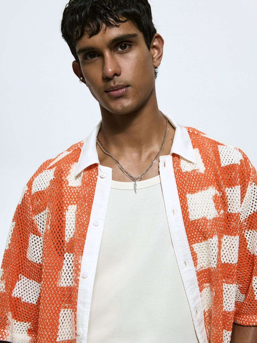 H&M Regular Fit Mesh Shirt-picture-31