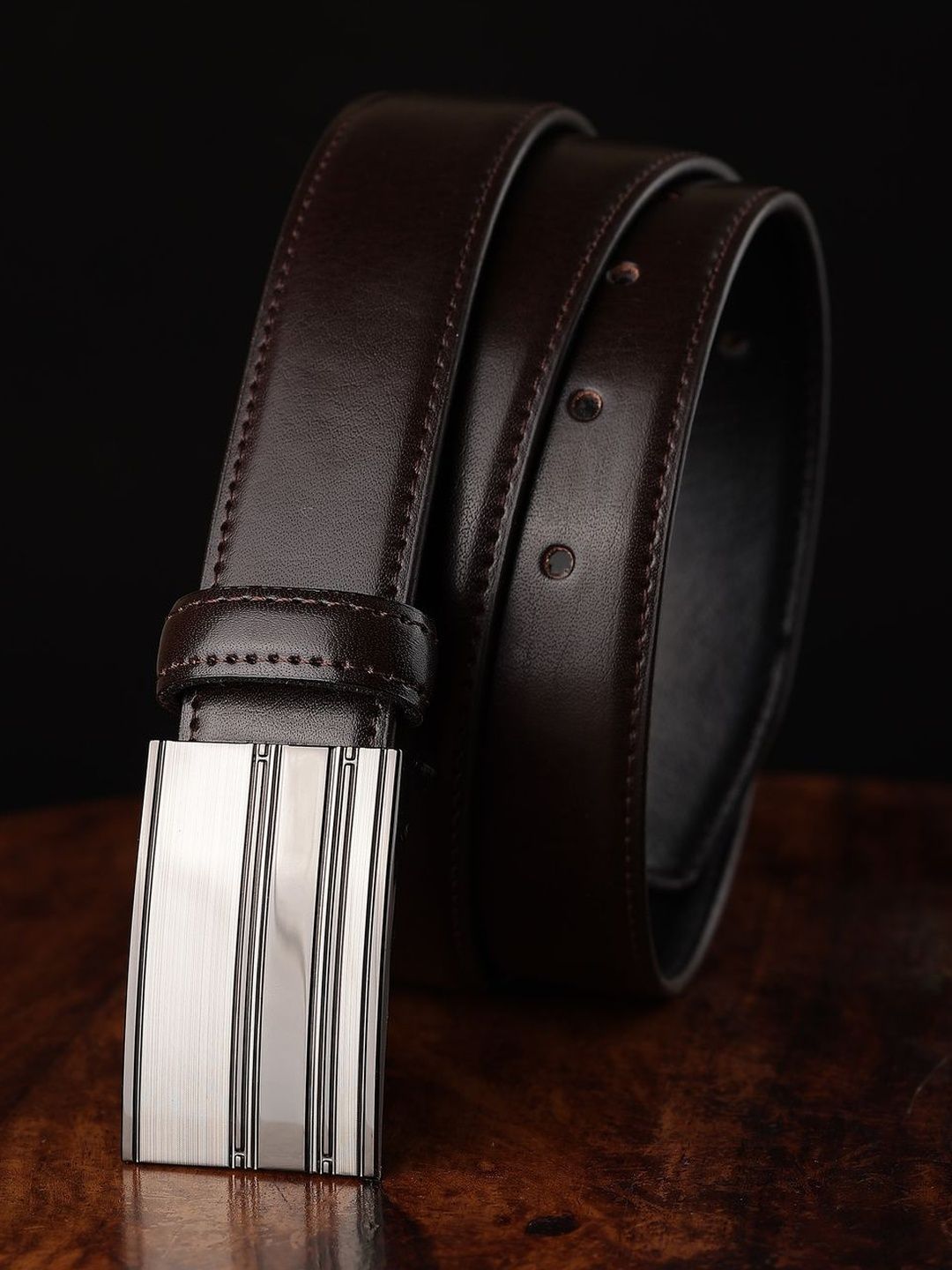 ZEVORA Men Leather Formal Belt-picture-27