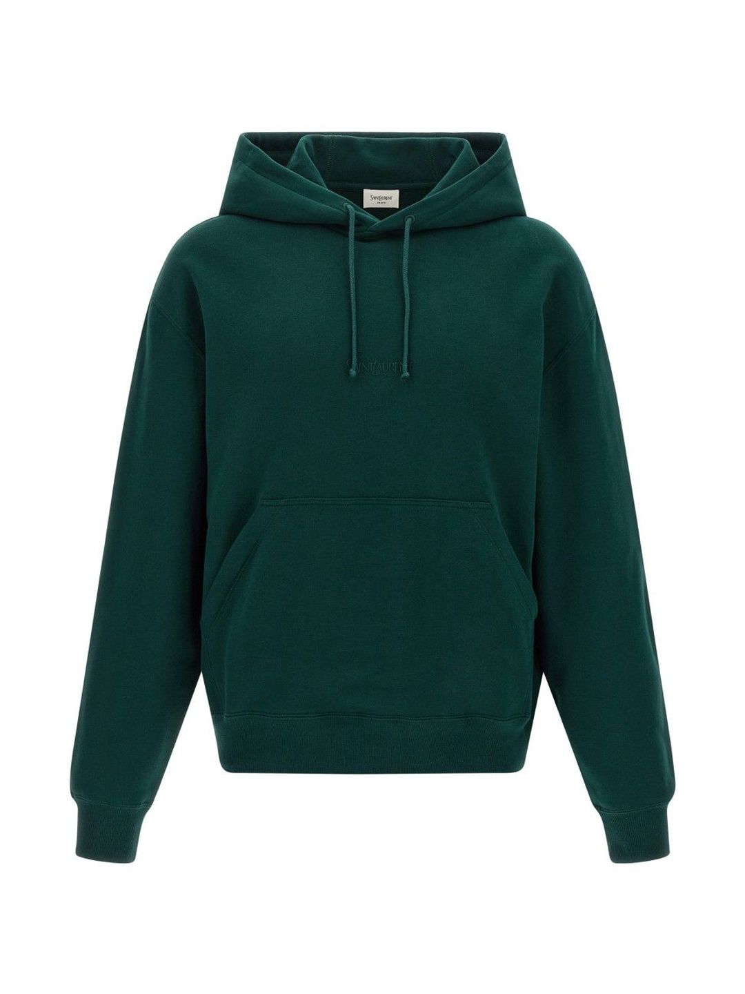 Saint Laurent Green Long Sleeves Logo Hoodie-picture-34