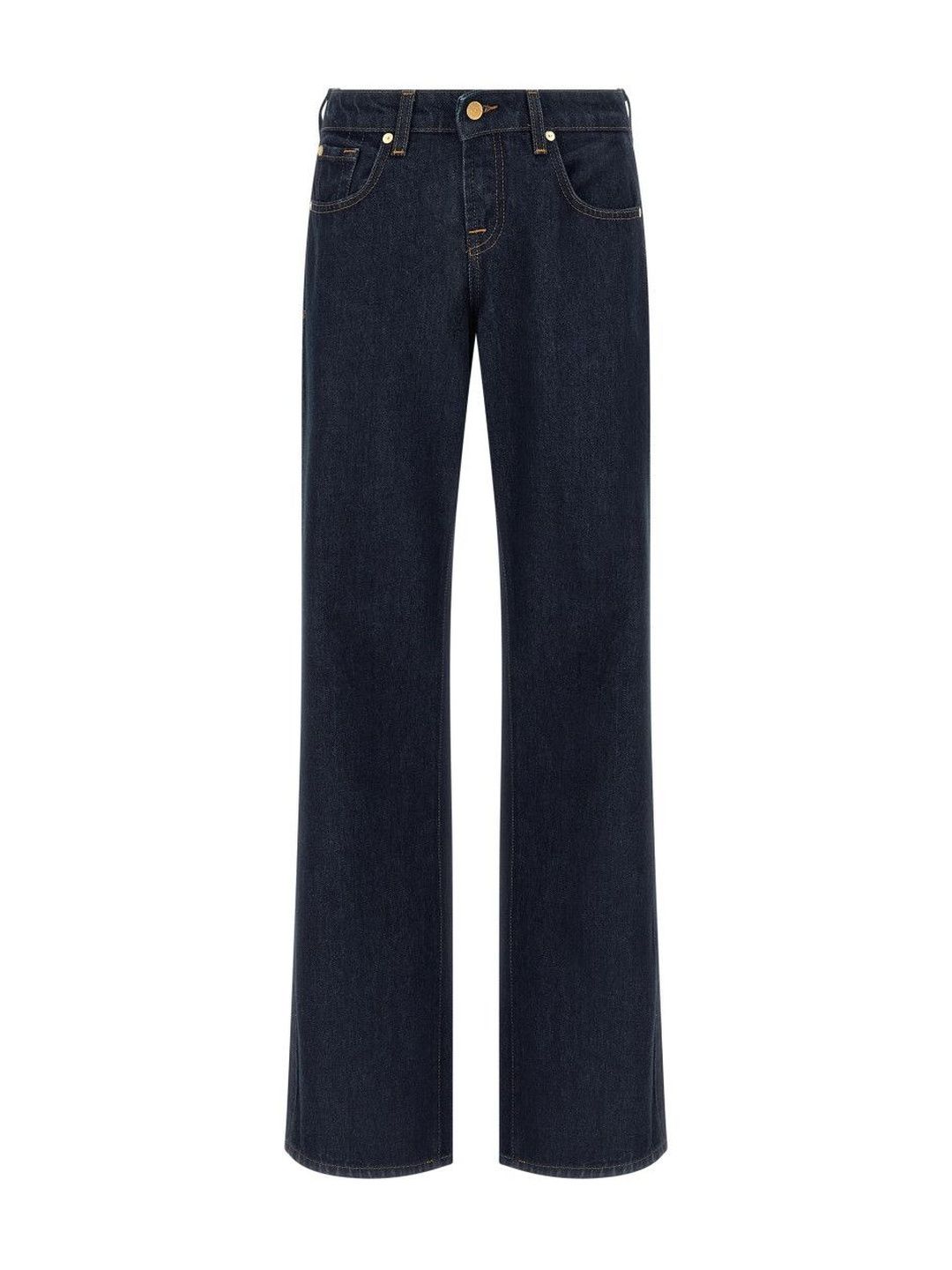 7 For All Mankind Blue Low Waist Jeans-picture-21