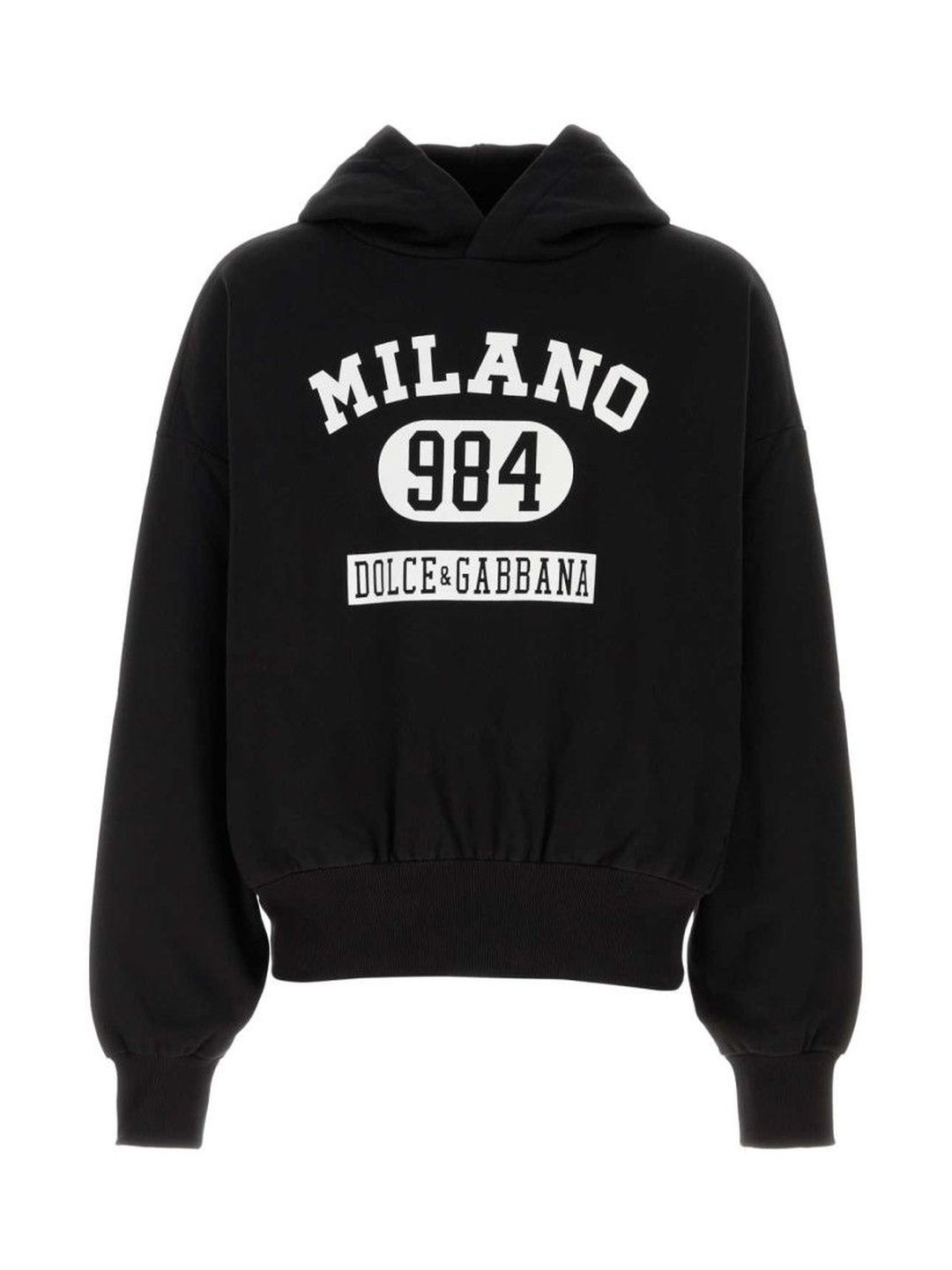 Dolce & Gabbana Black Logo Print Hoodie-picture-27