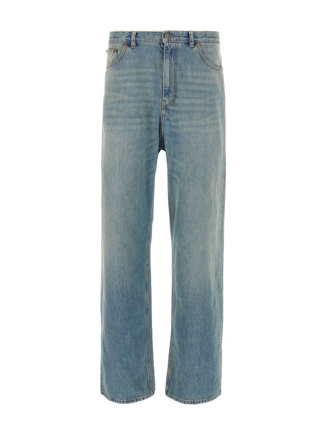 Valentino Blue Stone-Washed Cotton Jeans-picture-28