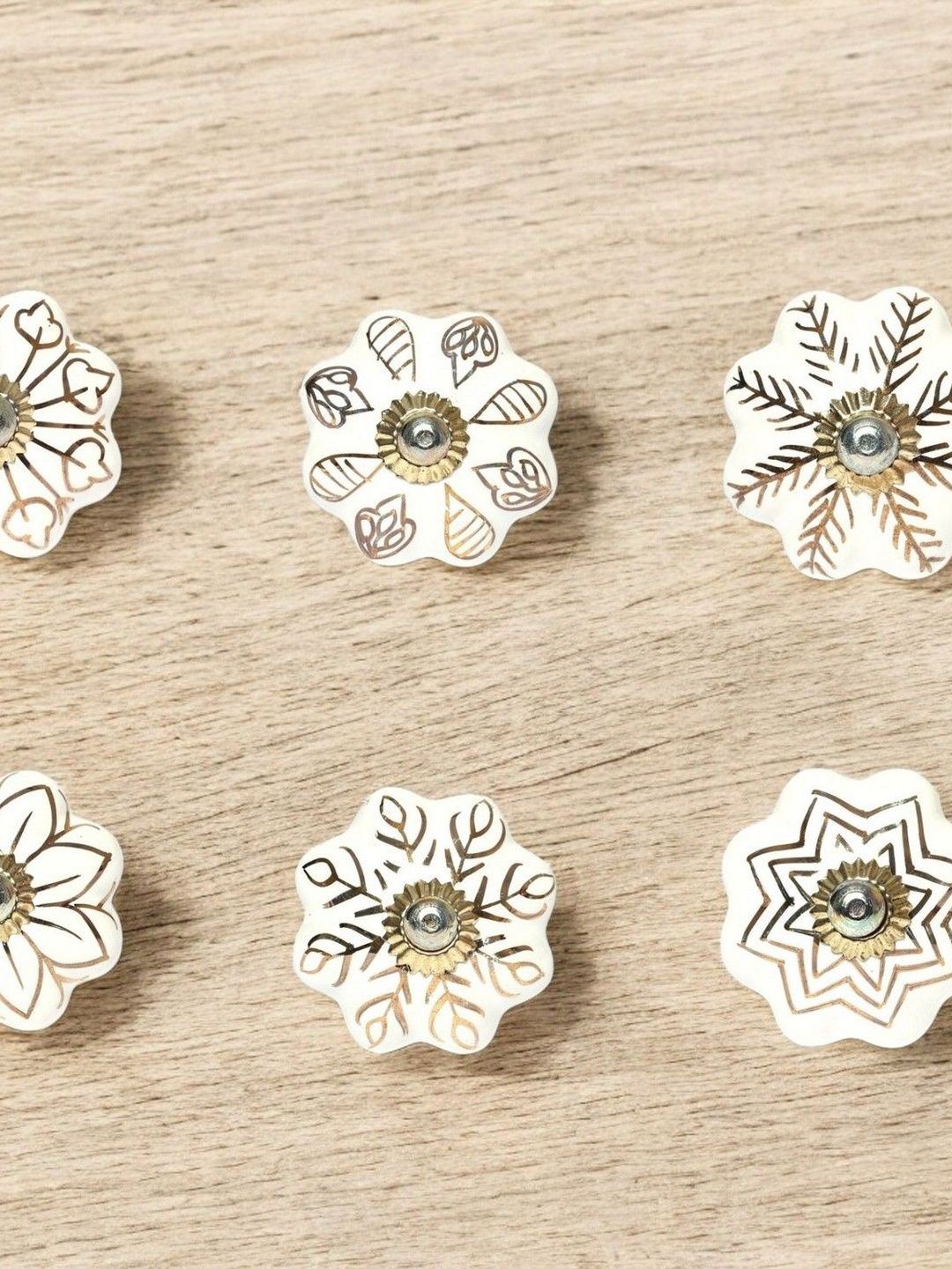 Natriel Set Of 6 Ceramic Knobs-Round Shaped-image-43