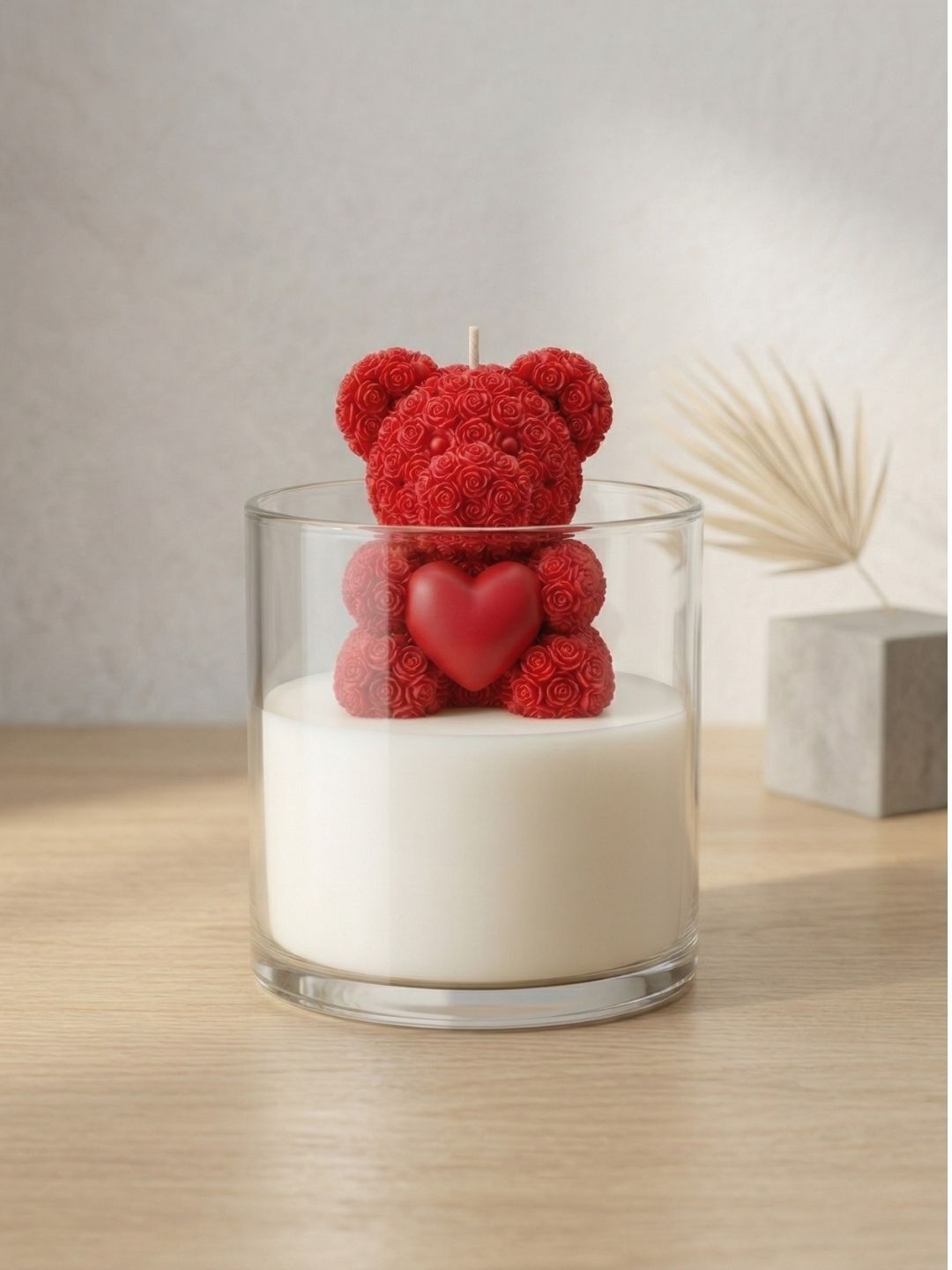 SERAAF Red & Red 1 pieces Jar Candle-picture-45