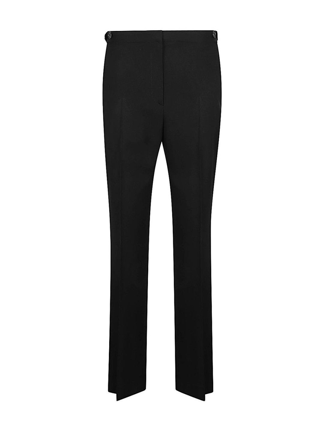 The Row Black Wool Straight Trousers-picture-30