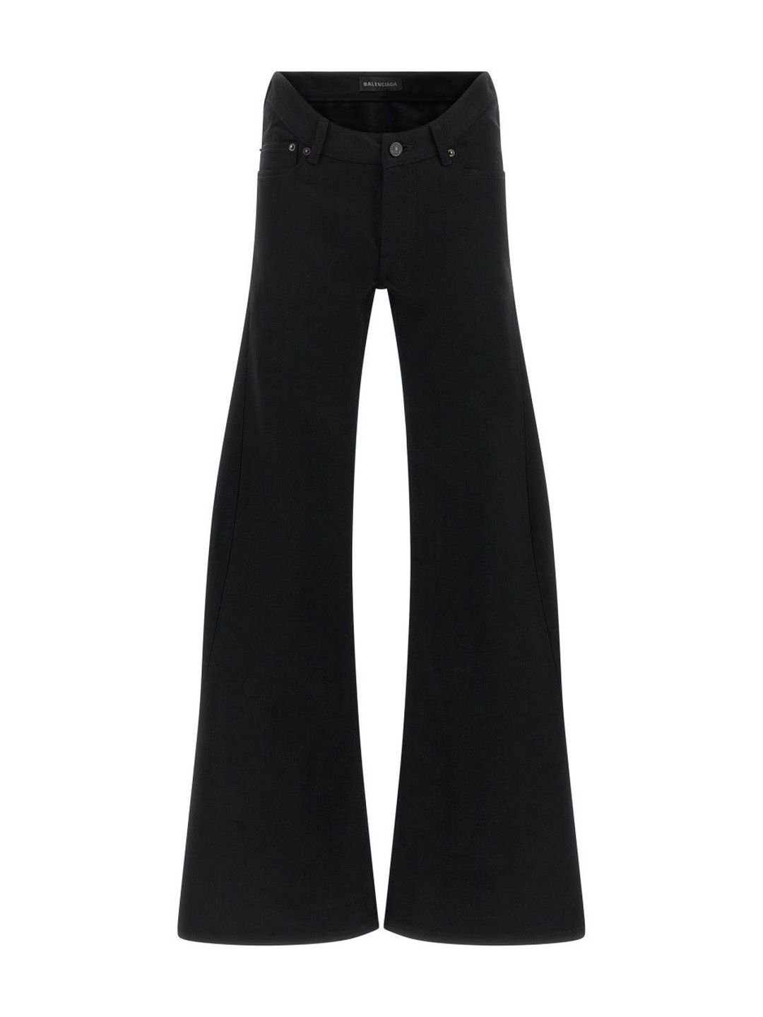 Balenciaga Black Curved Waist Jeans-picture-24