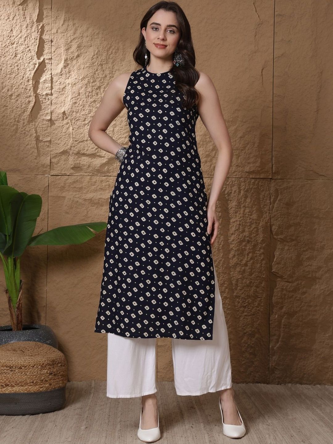 AMOUS Bandhani Printed Kurti-picture-43