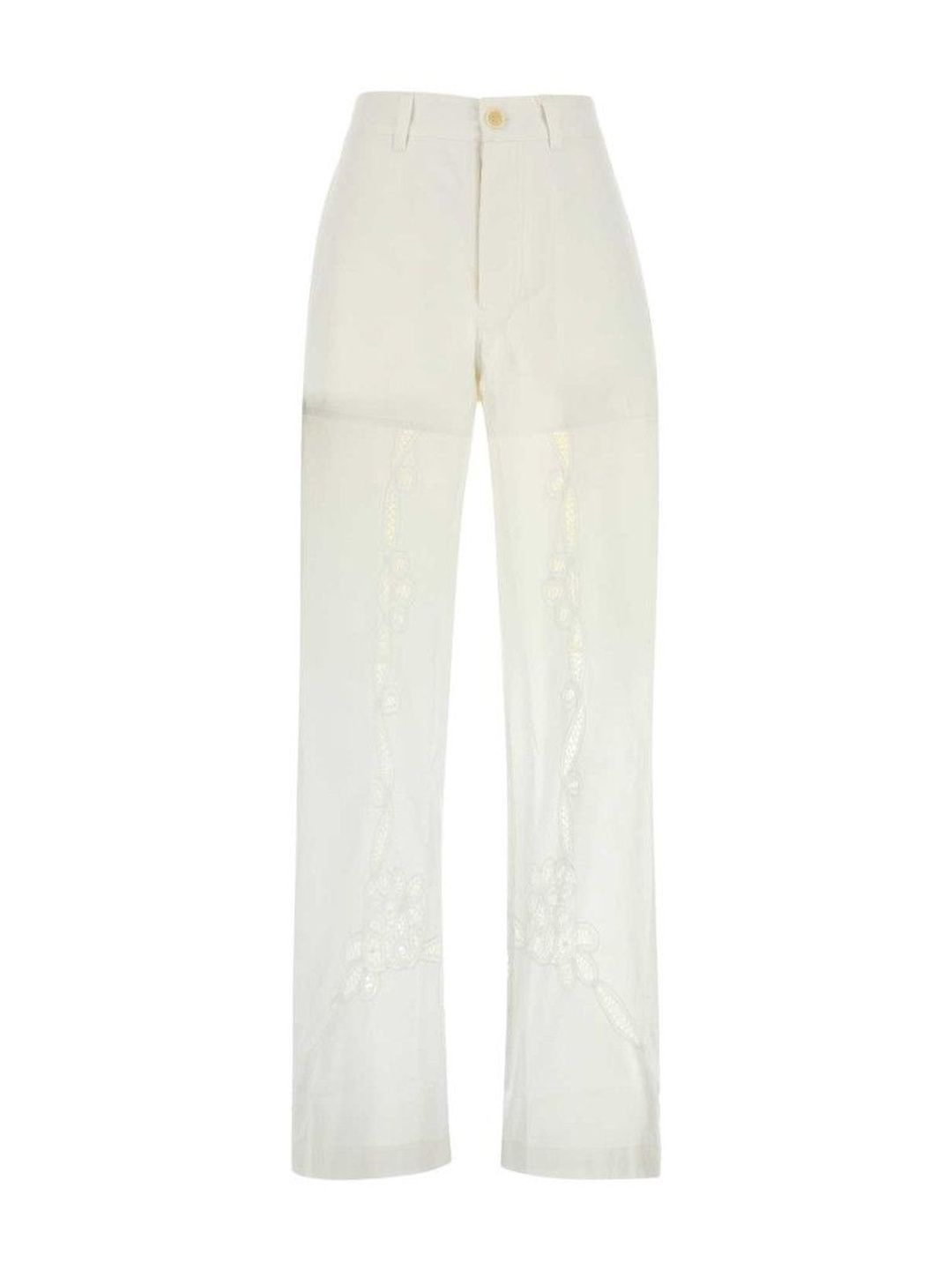 Marine Serre White Cotton Pant-picture-18
