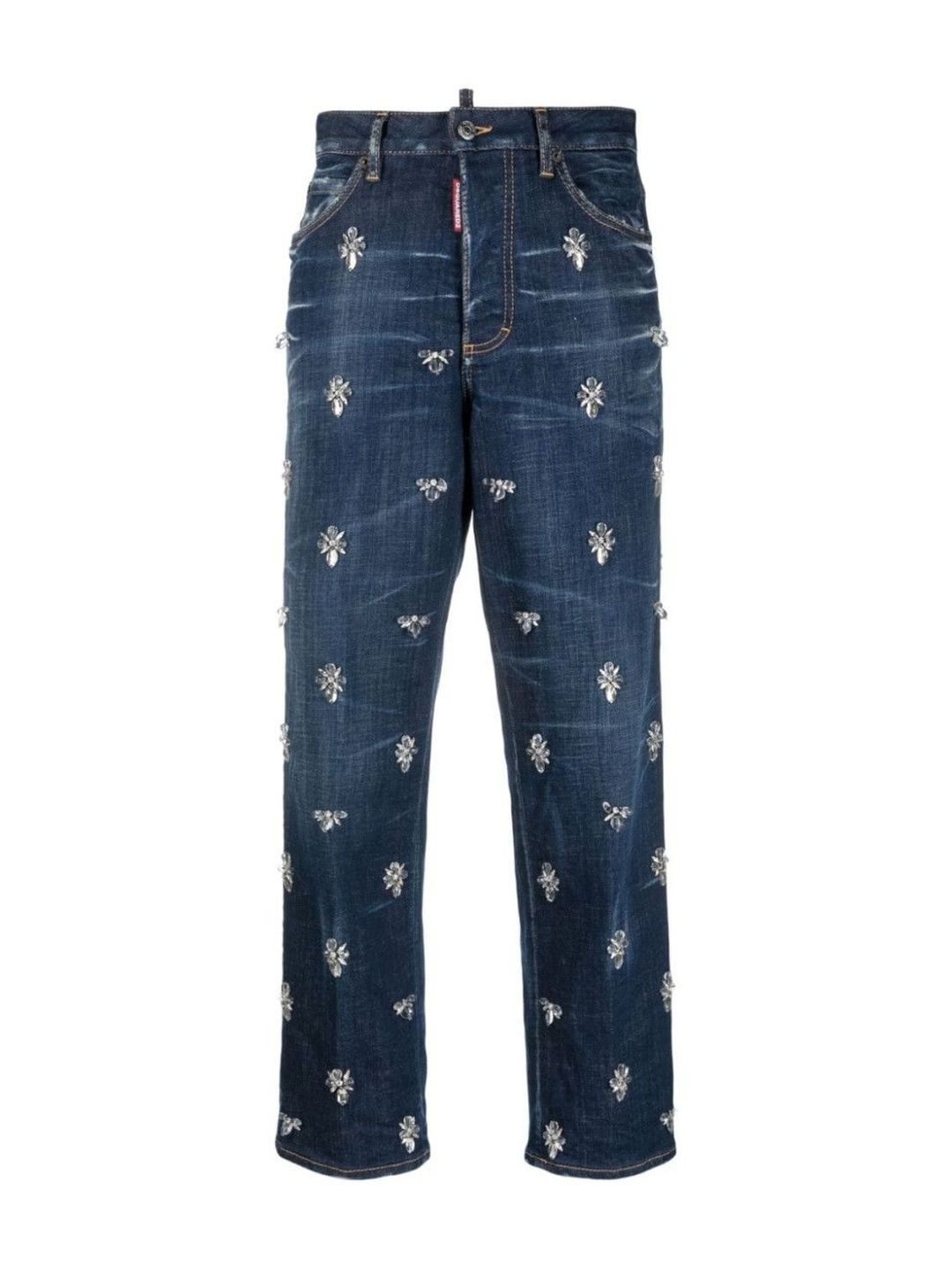 Dsquared2 Blue Crystal Flies Wash Boston Jeans-picture-56