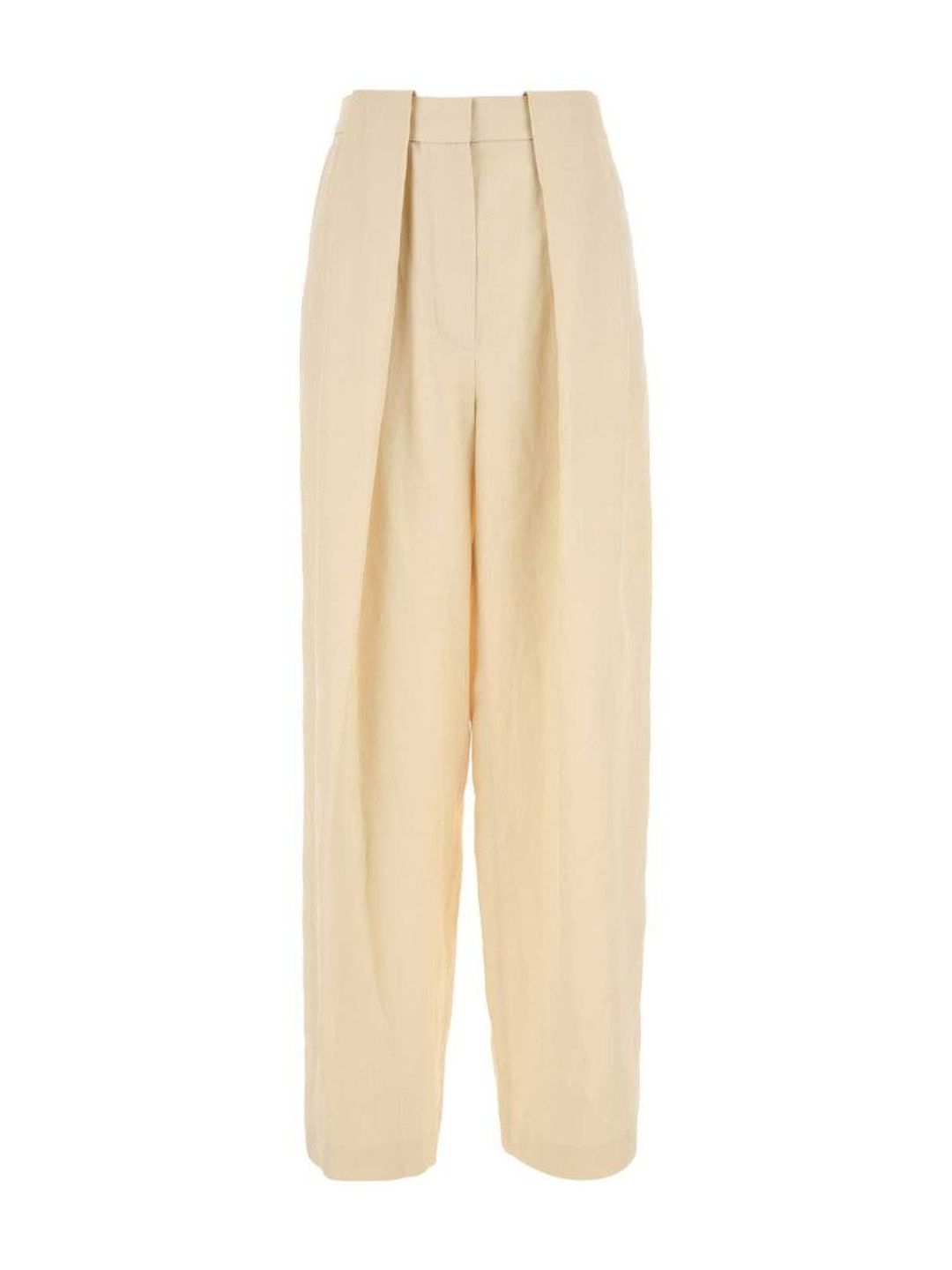 Stella McCartney Light Yellow Slouchy Paneled Pants-image-19