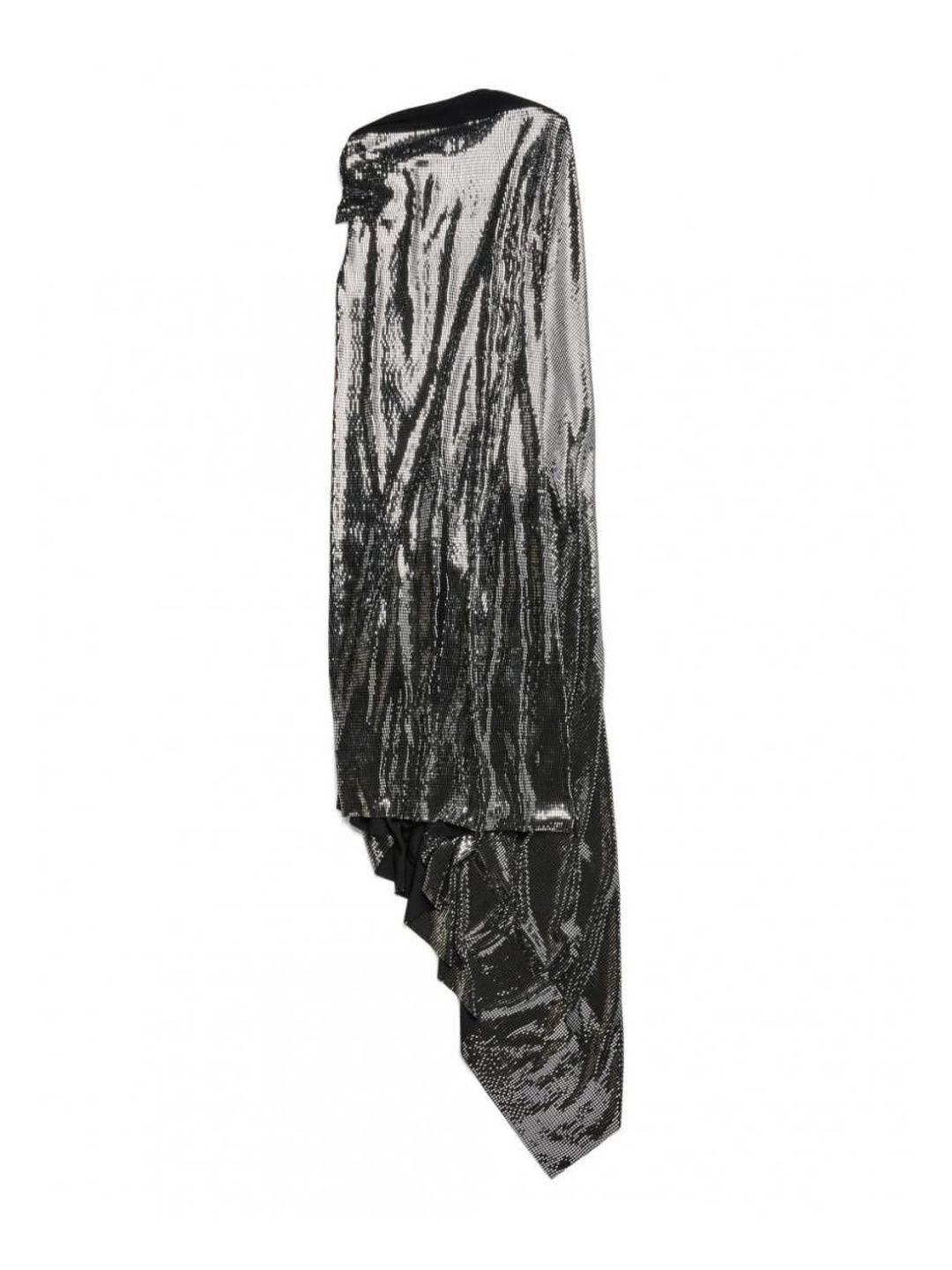 Balenciaga Black Metallic Effect Midi Dress-picture-41